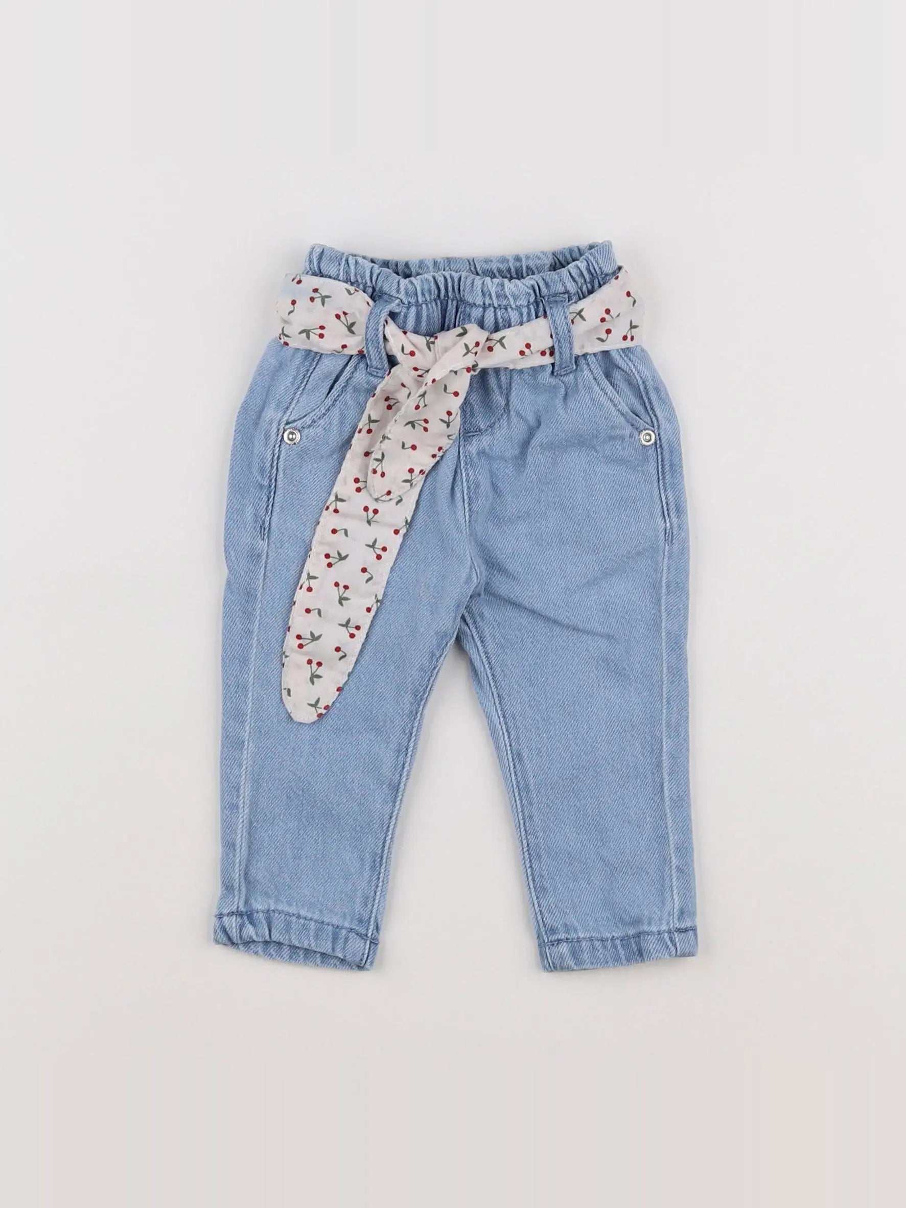 Vertbaudet - jean bleu - 3 mois