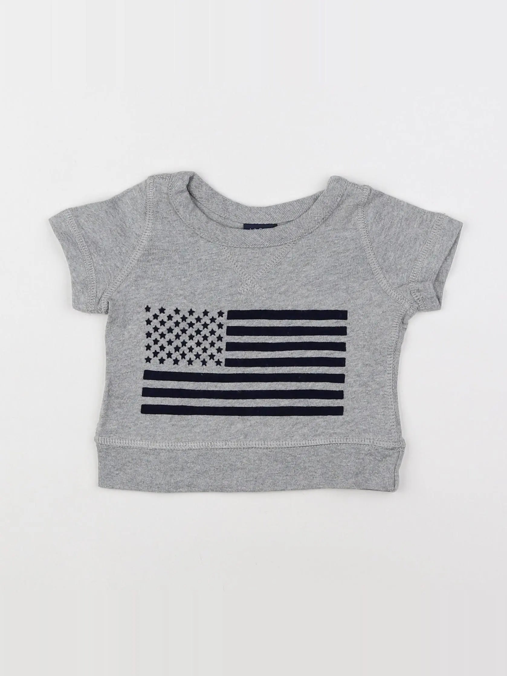 GAP - pull gris - 0/3 mois
