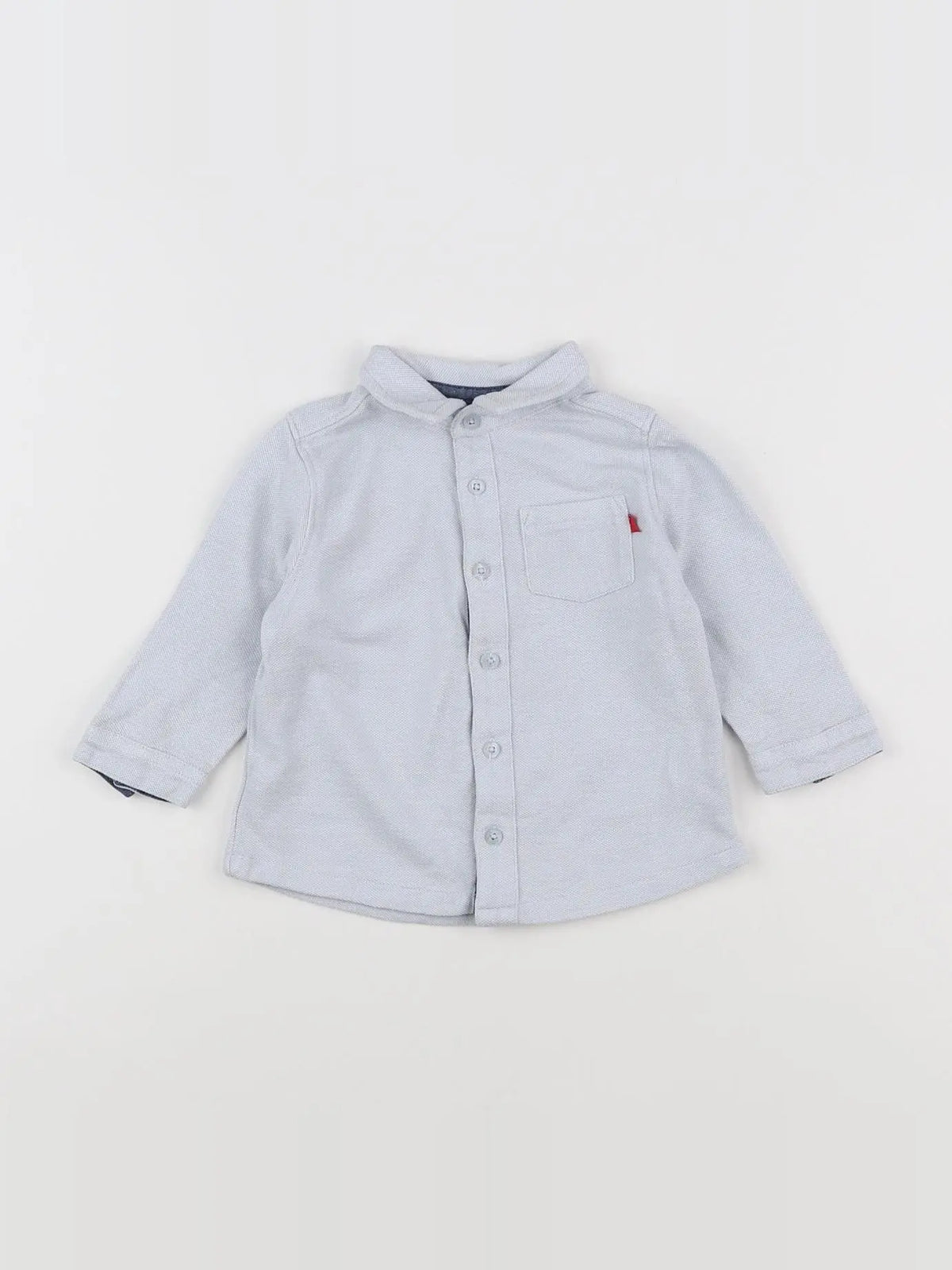 Cadet Rousselle - chemise gris, bleu - 6 mois
