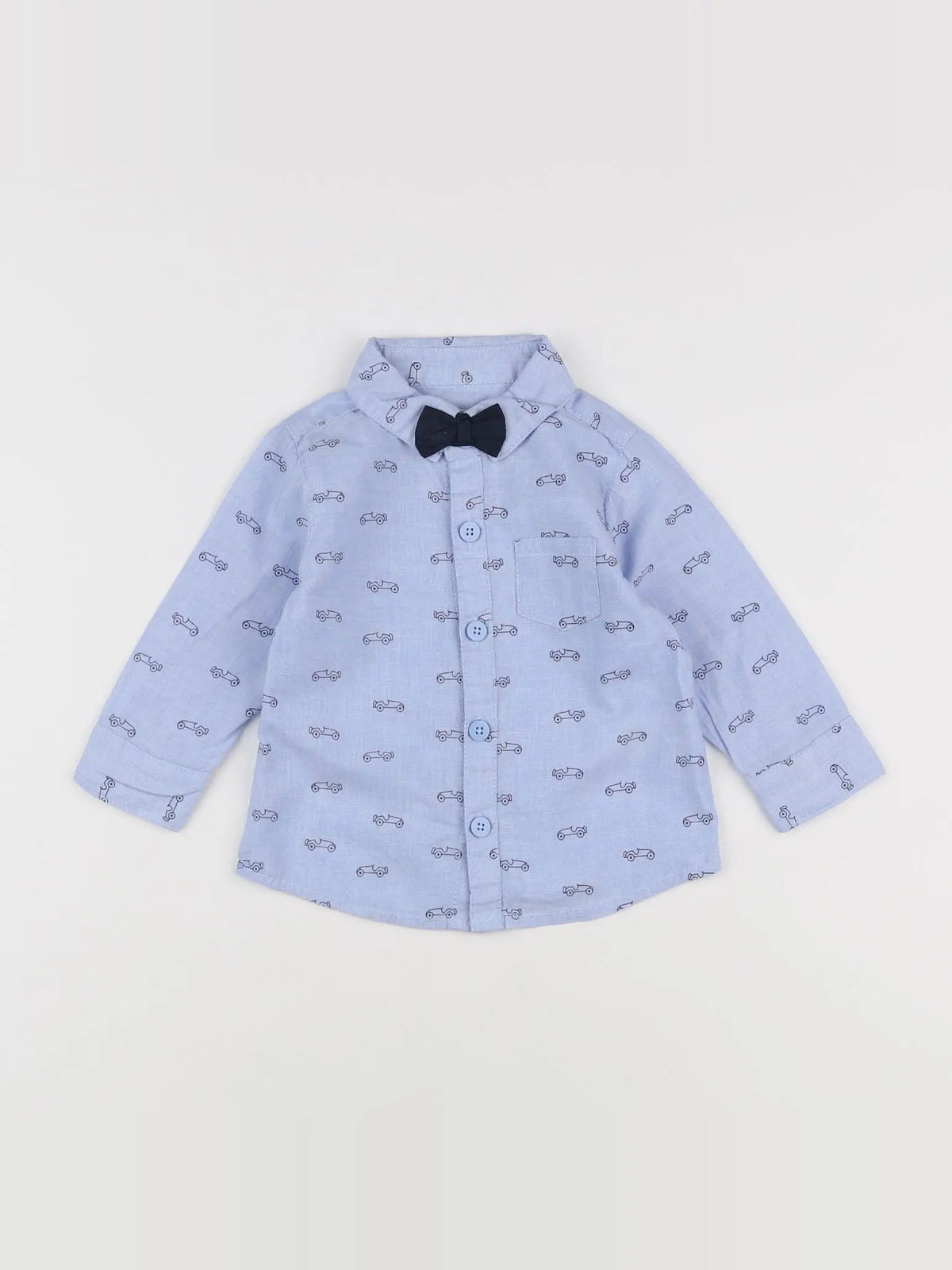 La Redoute - chemise bleu - 12 mois