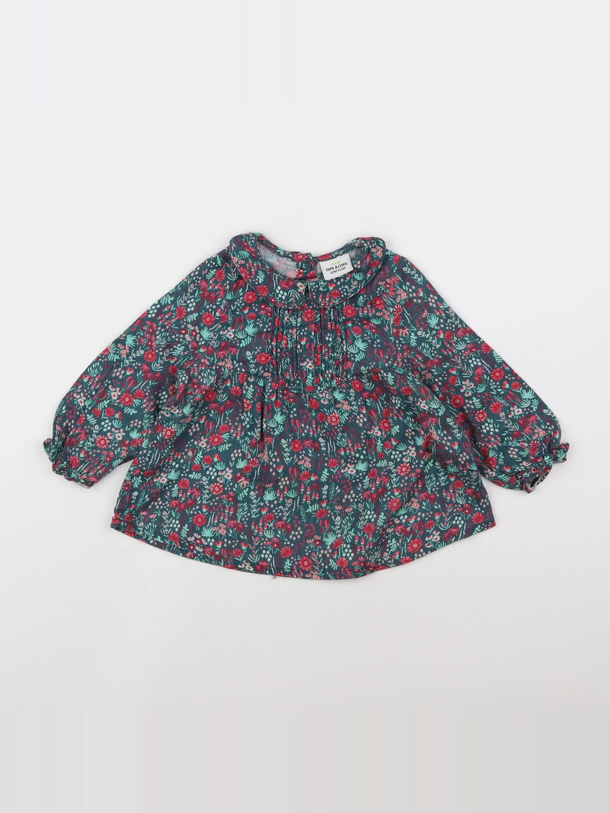 Tape à l'oeil - blouse multicolore - 12 mois