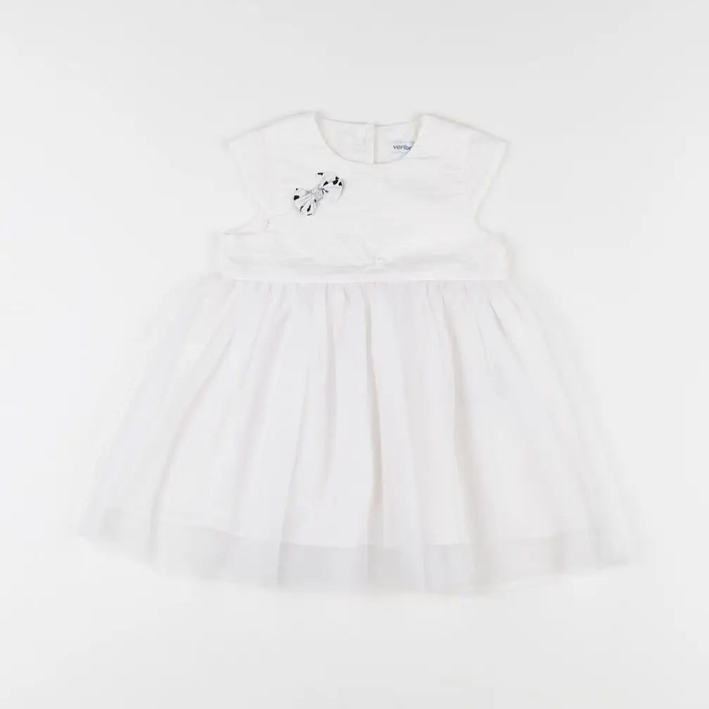 Vertbaudet - robe blanc - 18 mois