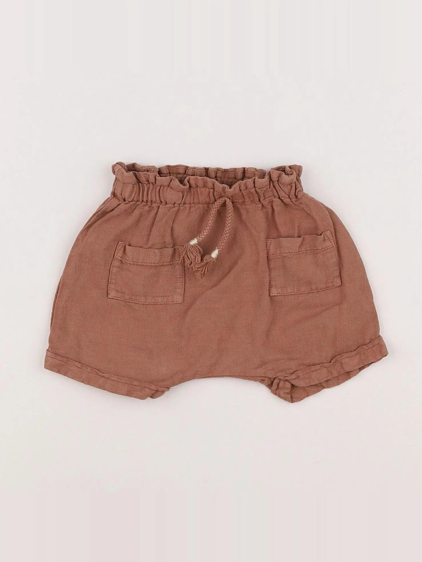 Buho - short marron - 3 mois