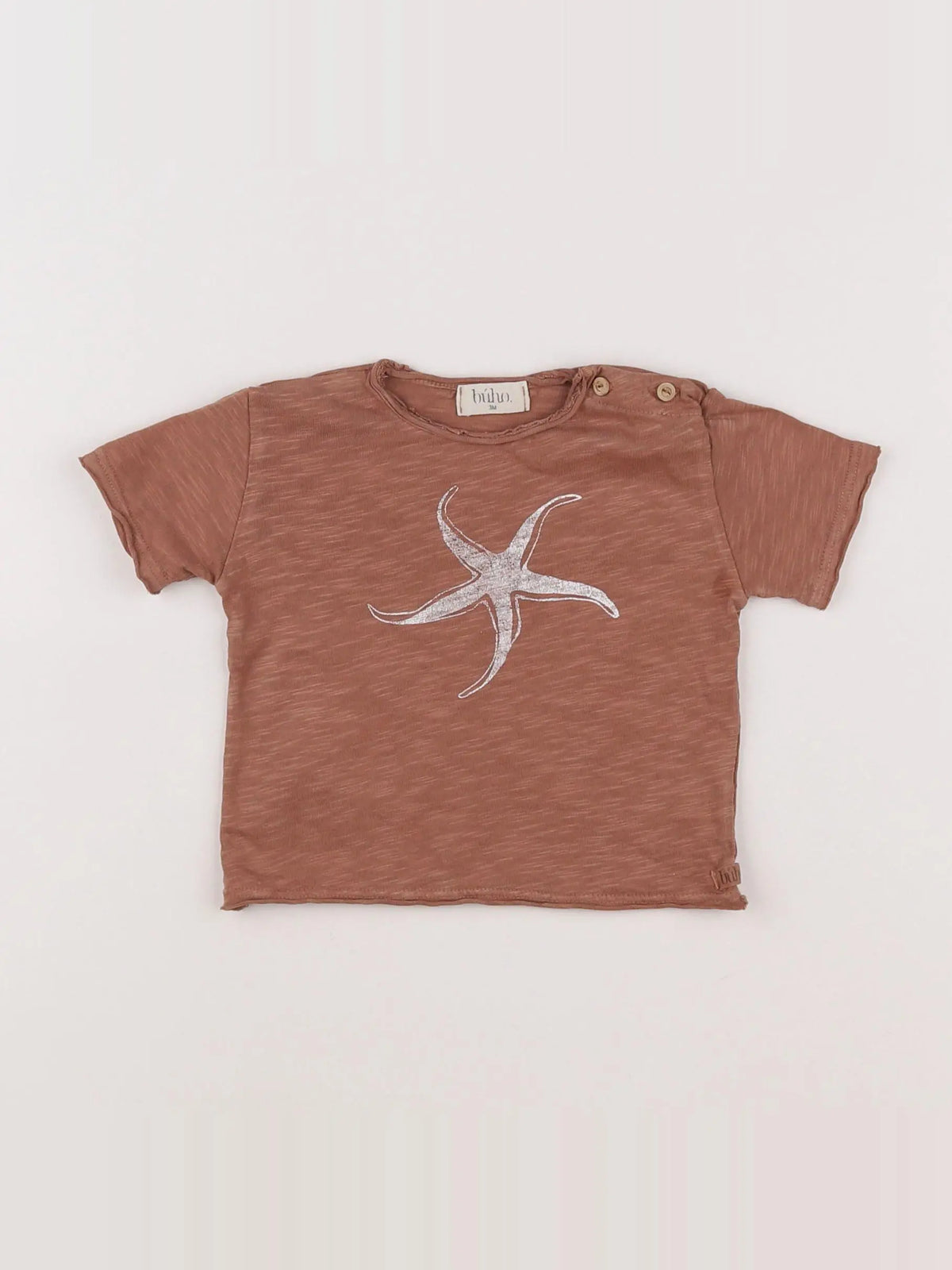 Buho - tee-shirt marron - 3 mois