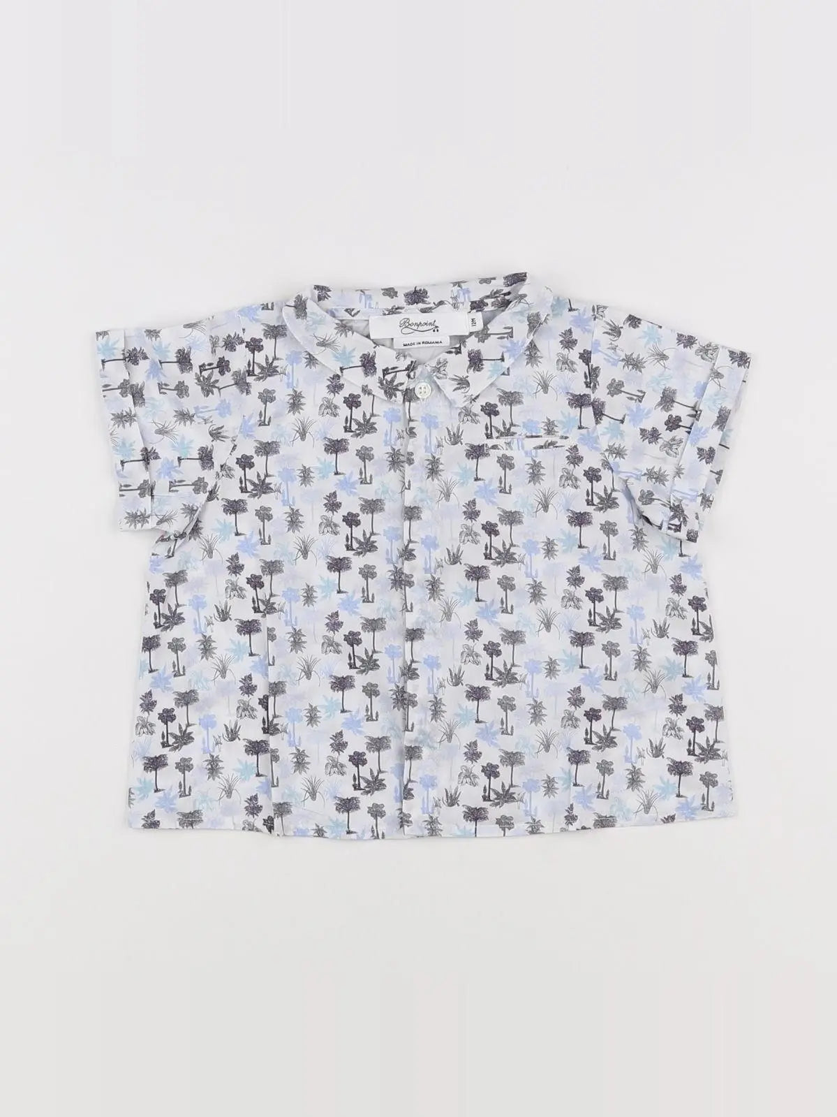 Bonpoint - chemise bleu - 12 mois