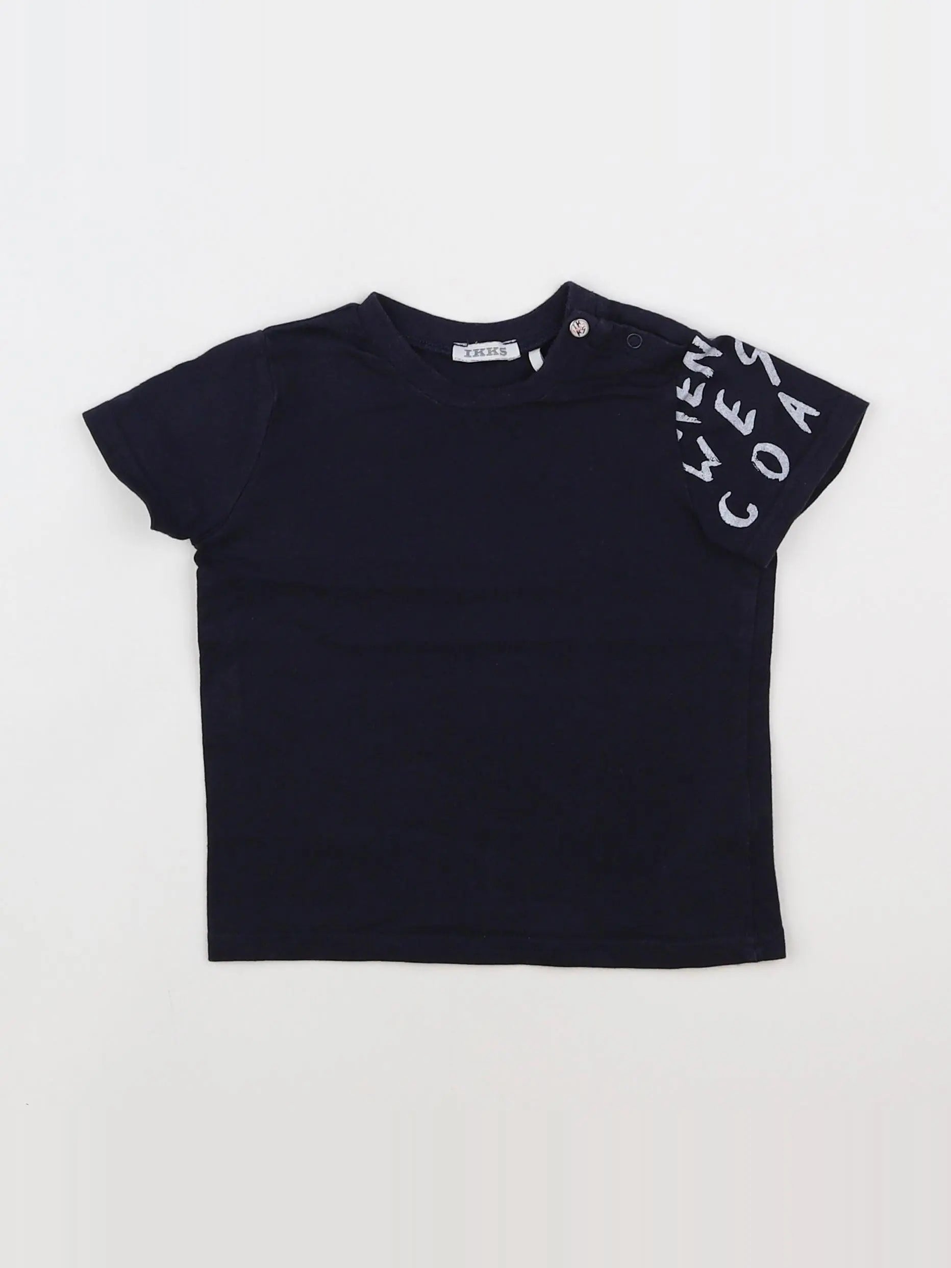 IKKS - tee-shirt bleu - 12 mois