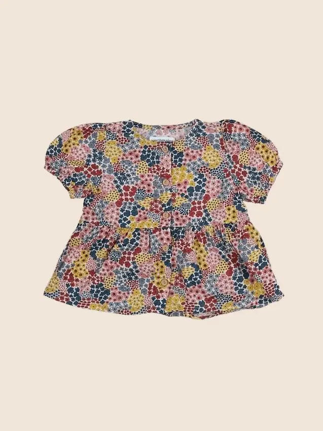 Vertbaudet - blouse multicolore - 12 mois