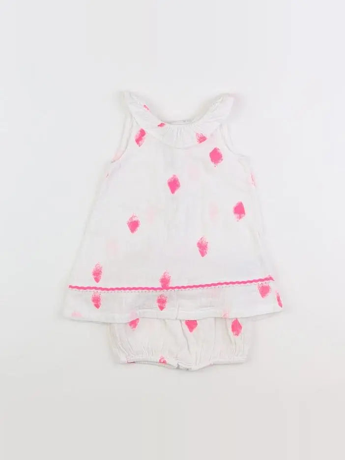 Billie Blush - robe blanc - 9 mois