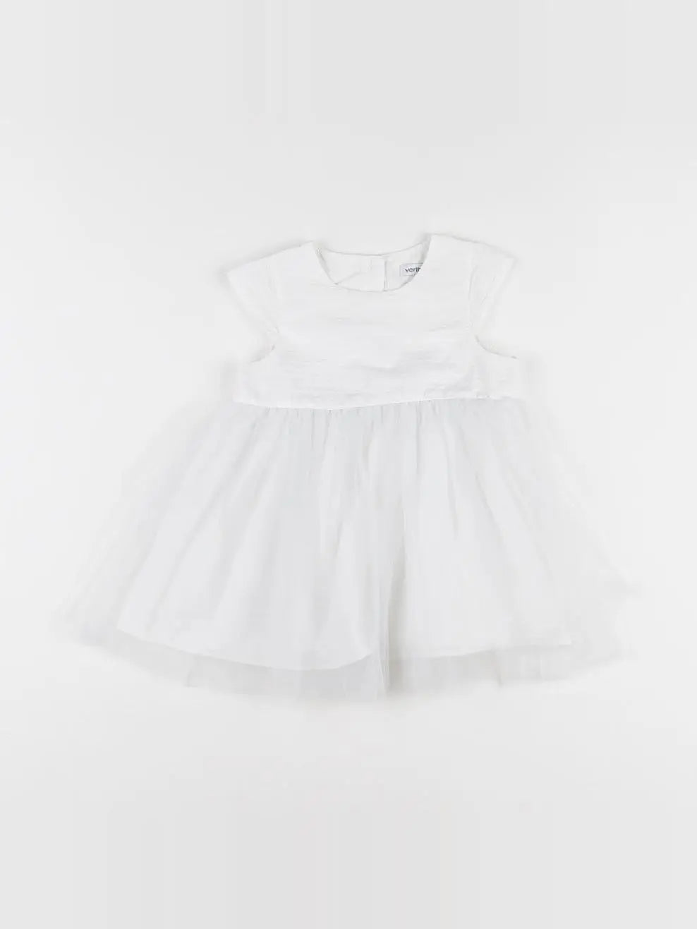 Vertbaudet - robe blanc - 18 mois