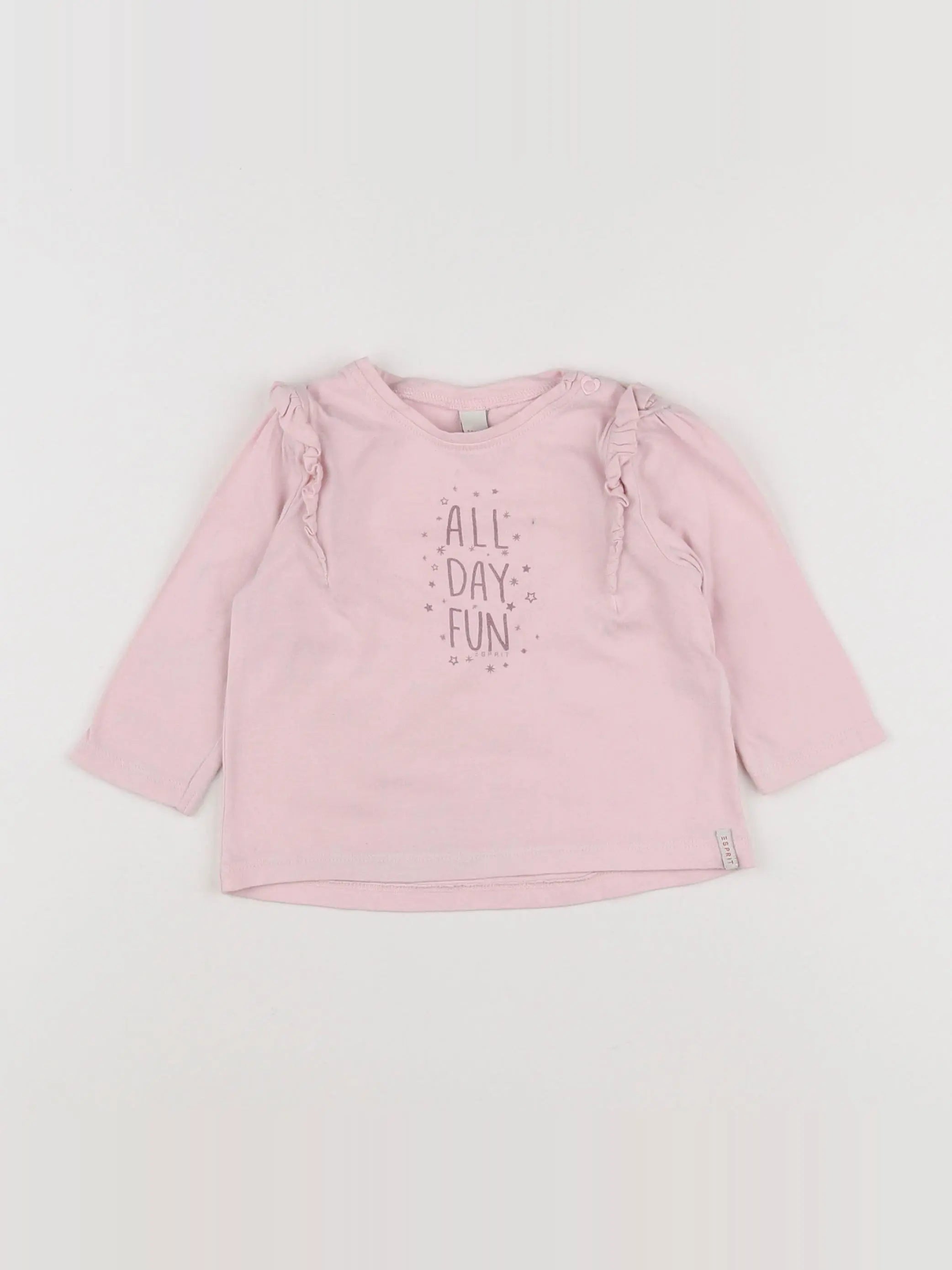 Esprit - sweat rose - 6 mois