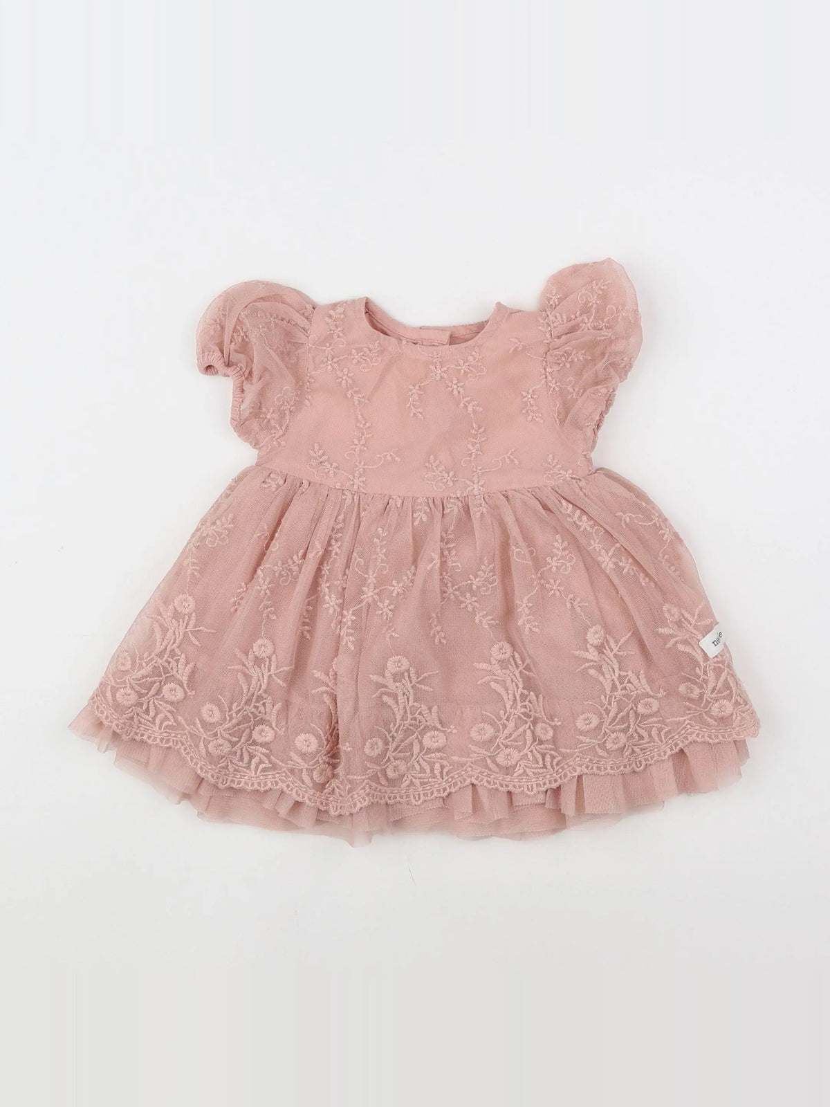 Newbie - robe rose - 3 mois