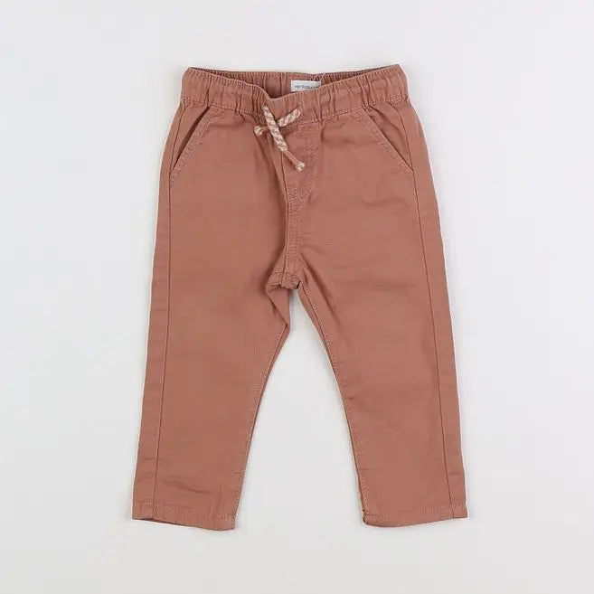 Vertbaudet - pantalon rose - 9 mois