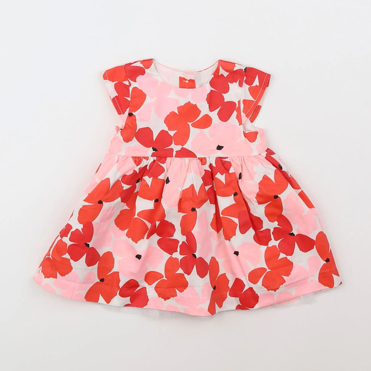 Vertbaudet - robe rouge - 3 mois