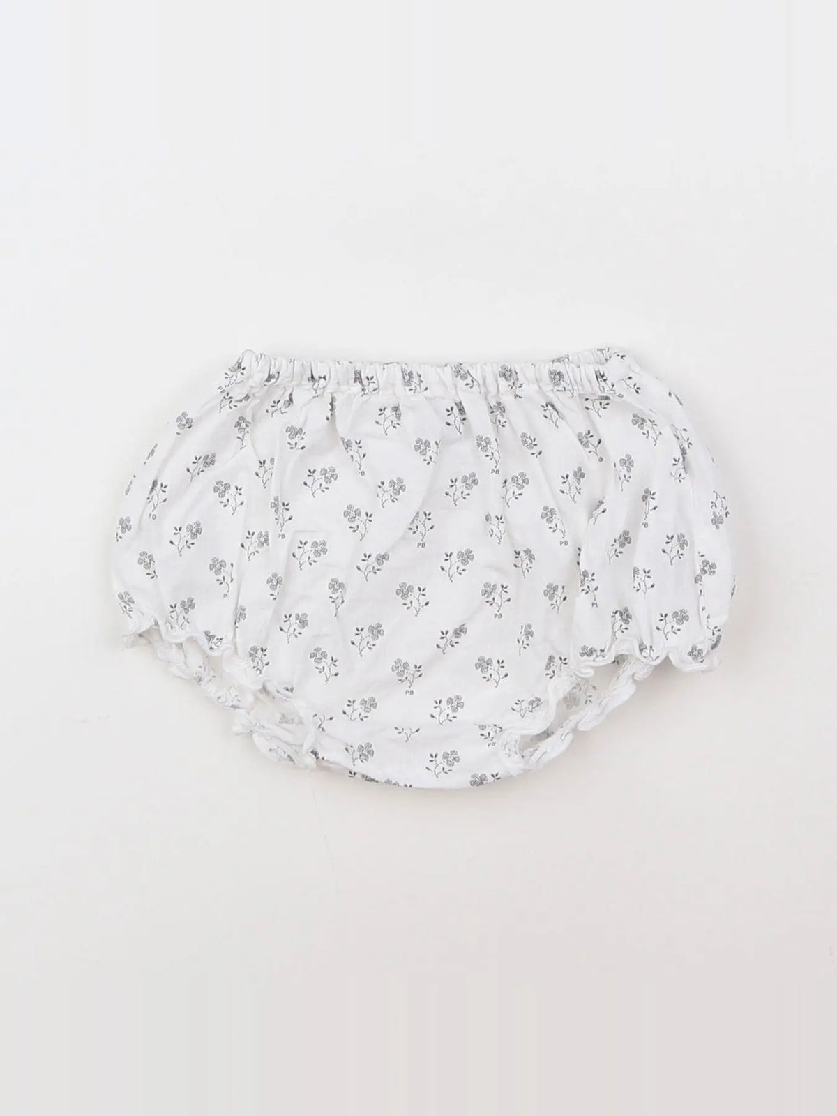 Petit Bateau - bloomer blanc - 3 mois