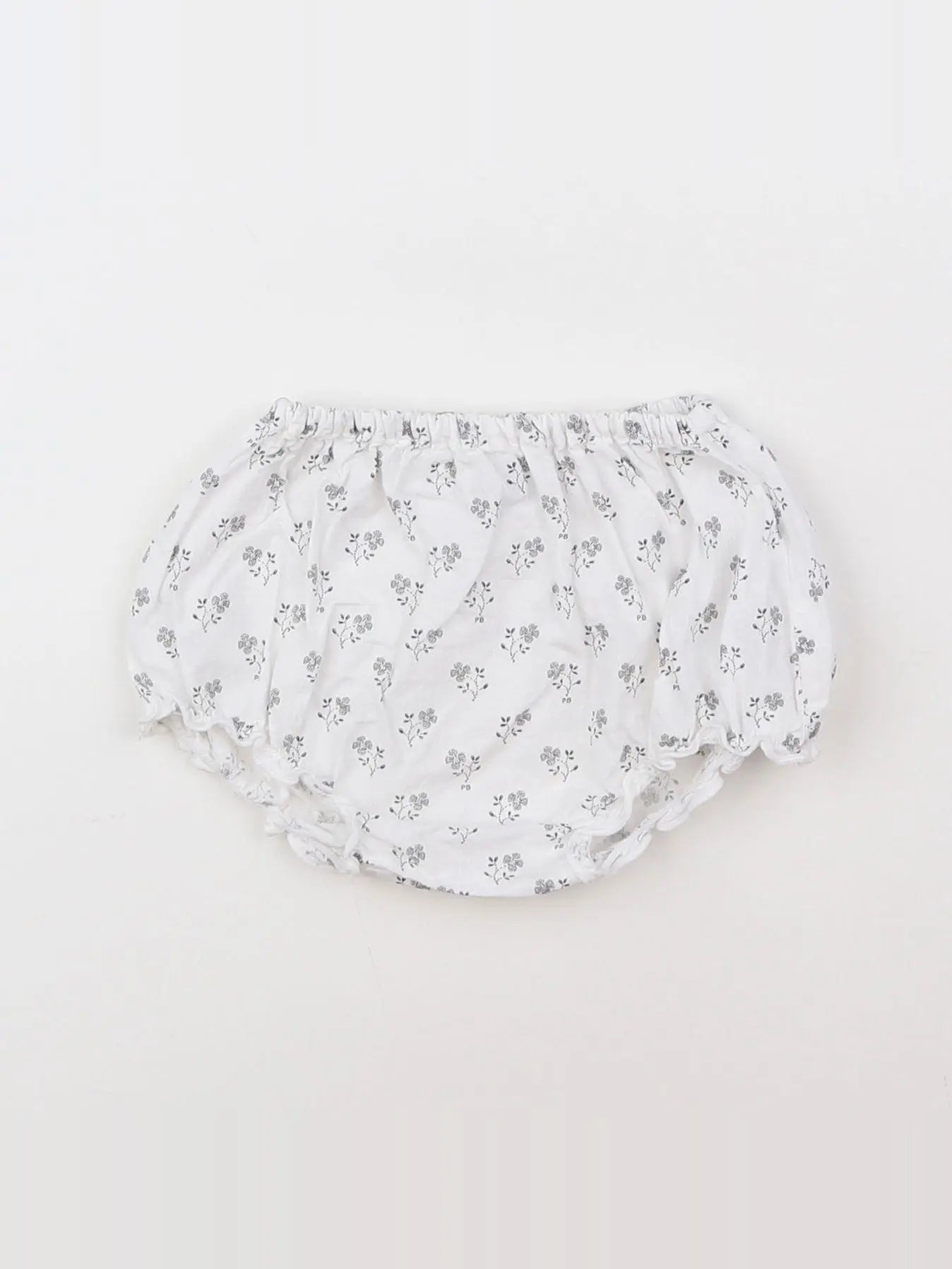Petit Bateau - bloomer blanc - 3 mois