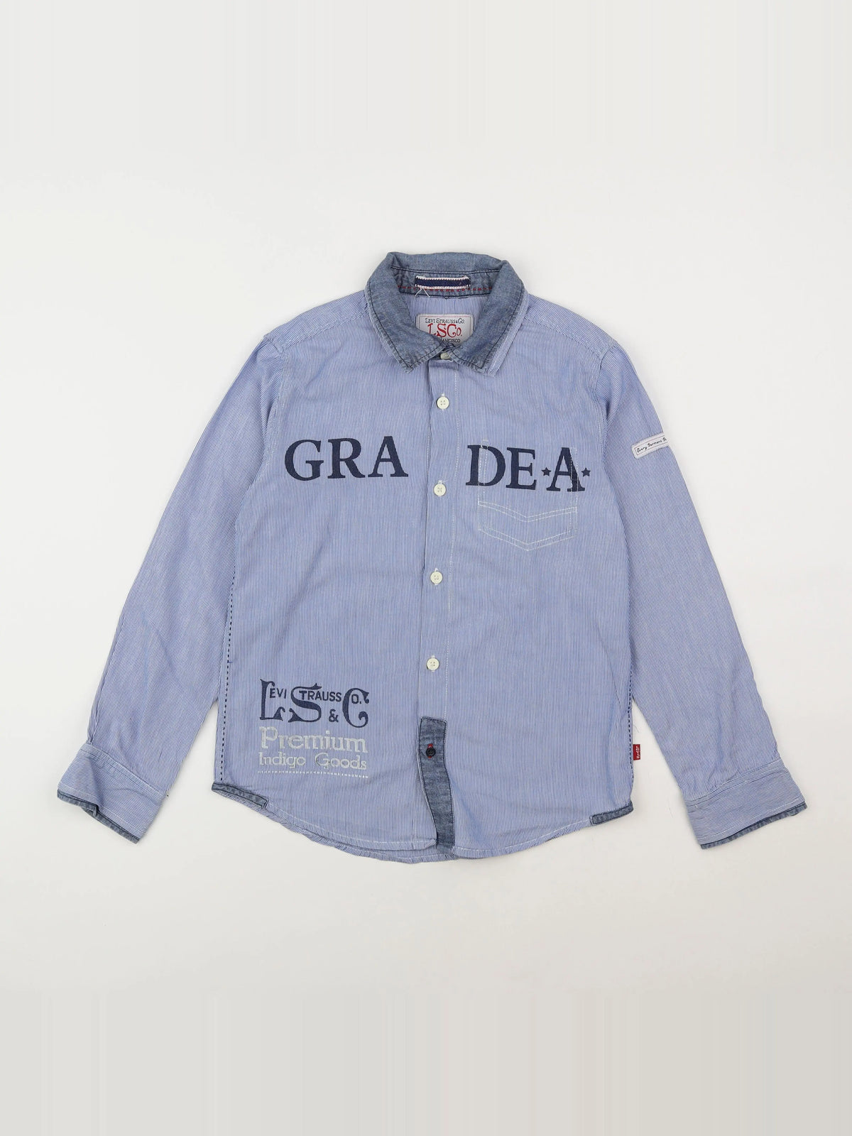 Levi's - chemise bleu - 10 ans