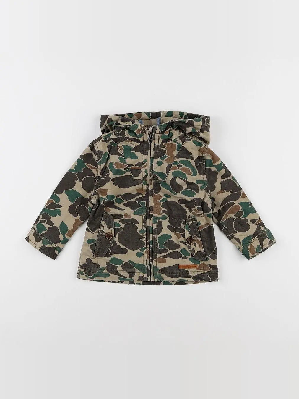 Zara - veste vert, marron - 9/12 mois