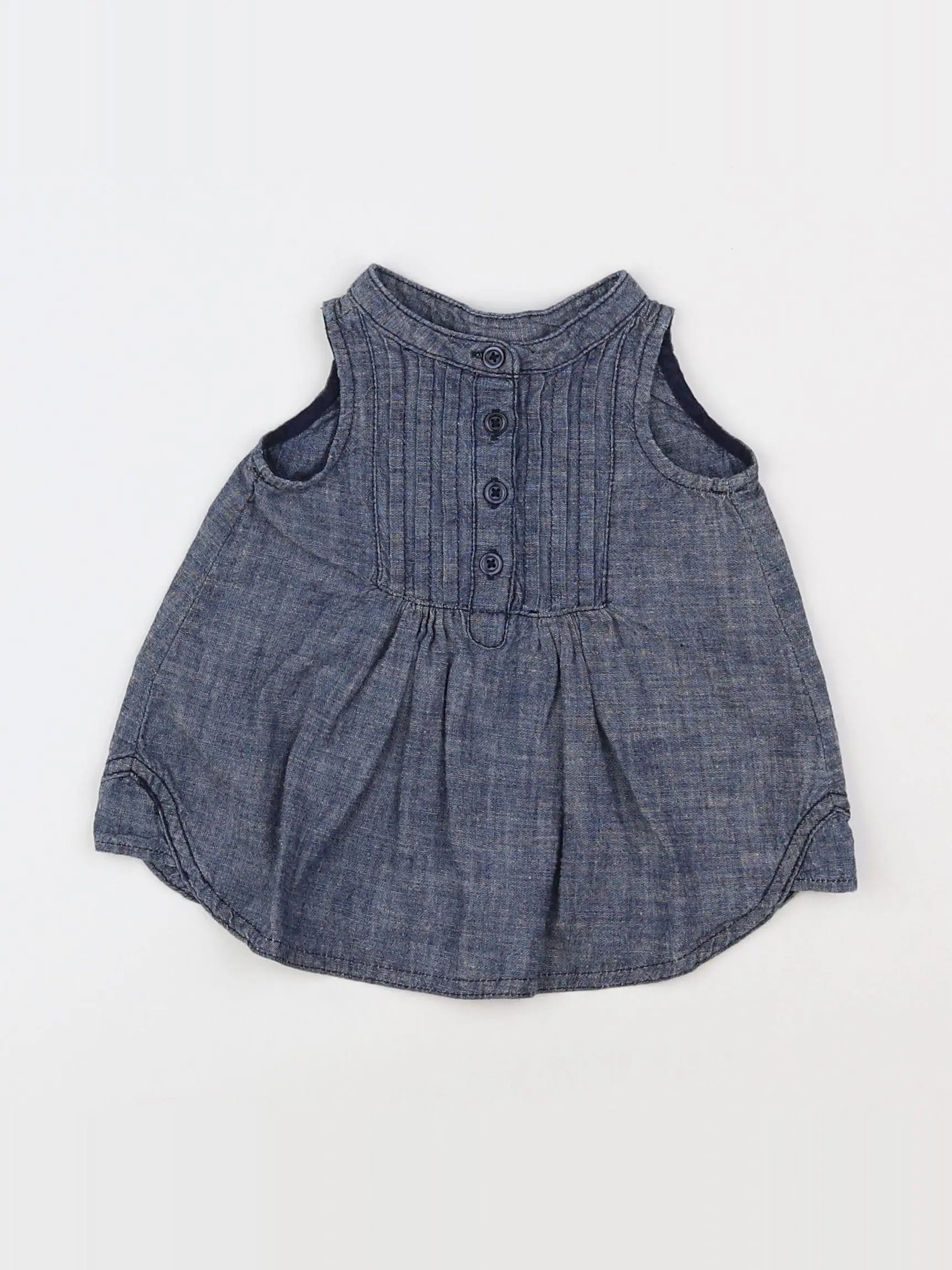 GAP - robe bleu - 0/3 mois