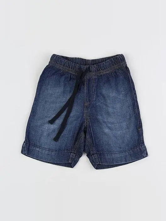 H&M - short bleu - 9/12 mois