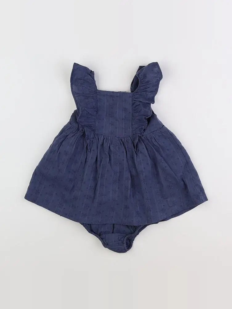 Tape à l'oeil - robe bleu - 12 mois