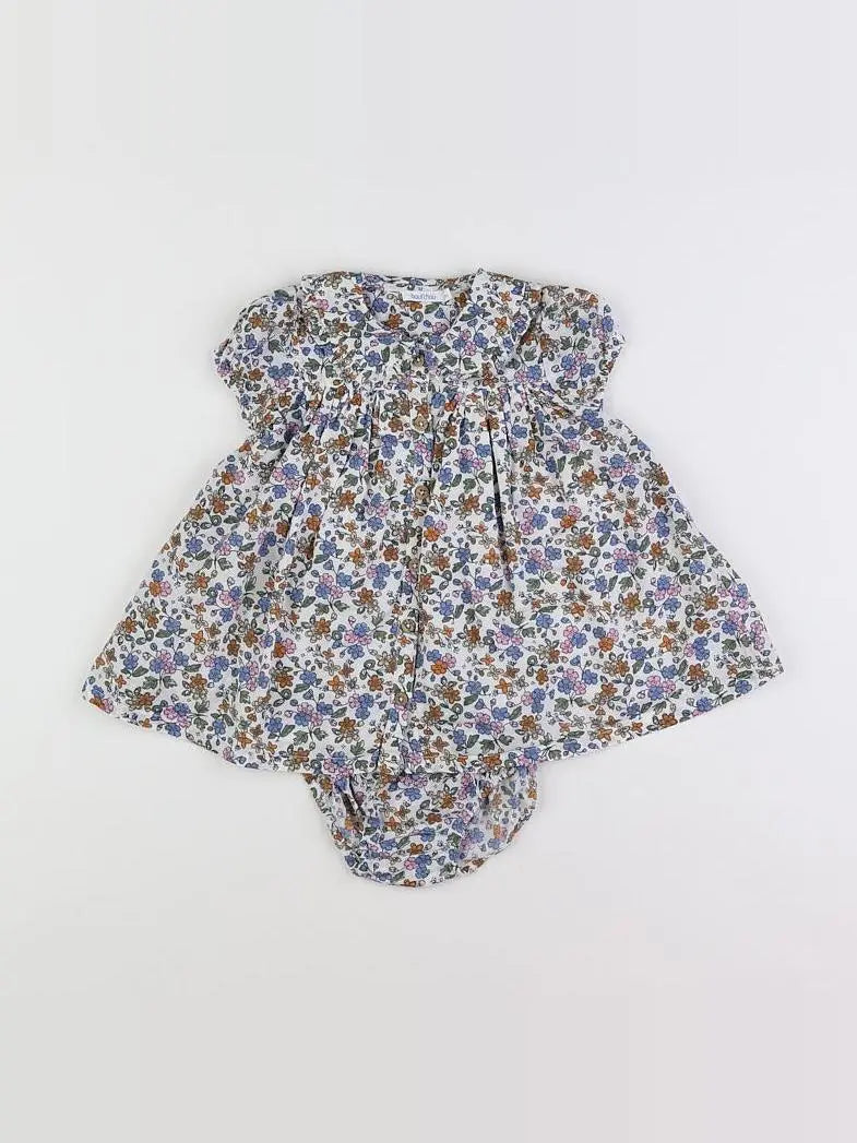 Boutchou - robe bleu - 6 mois