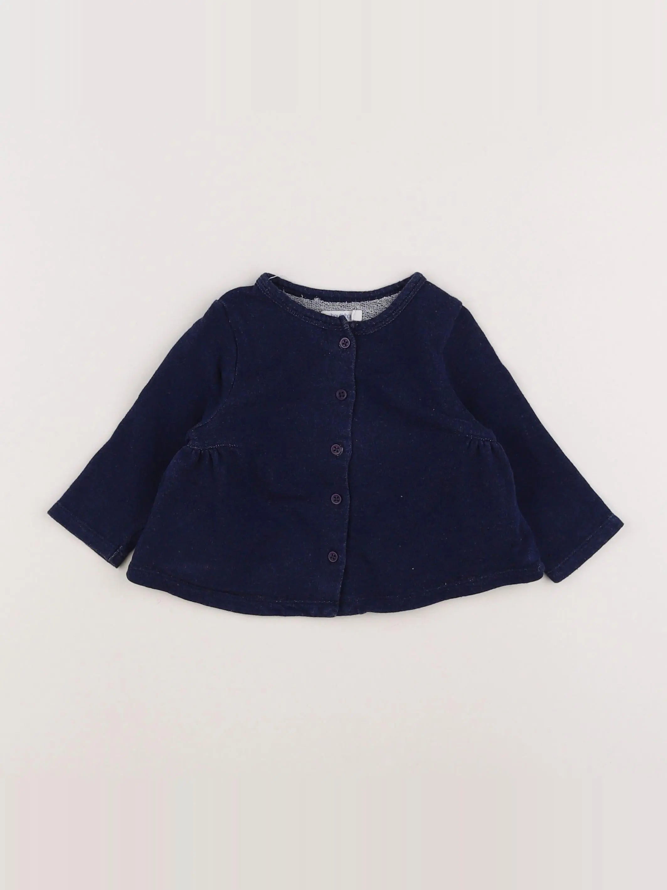 Boutchou - sweat bleu - 6 mois
