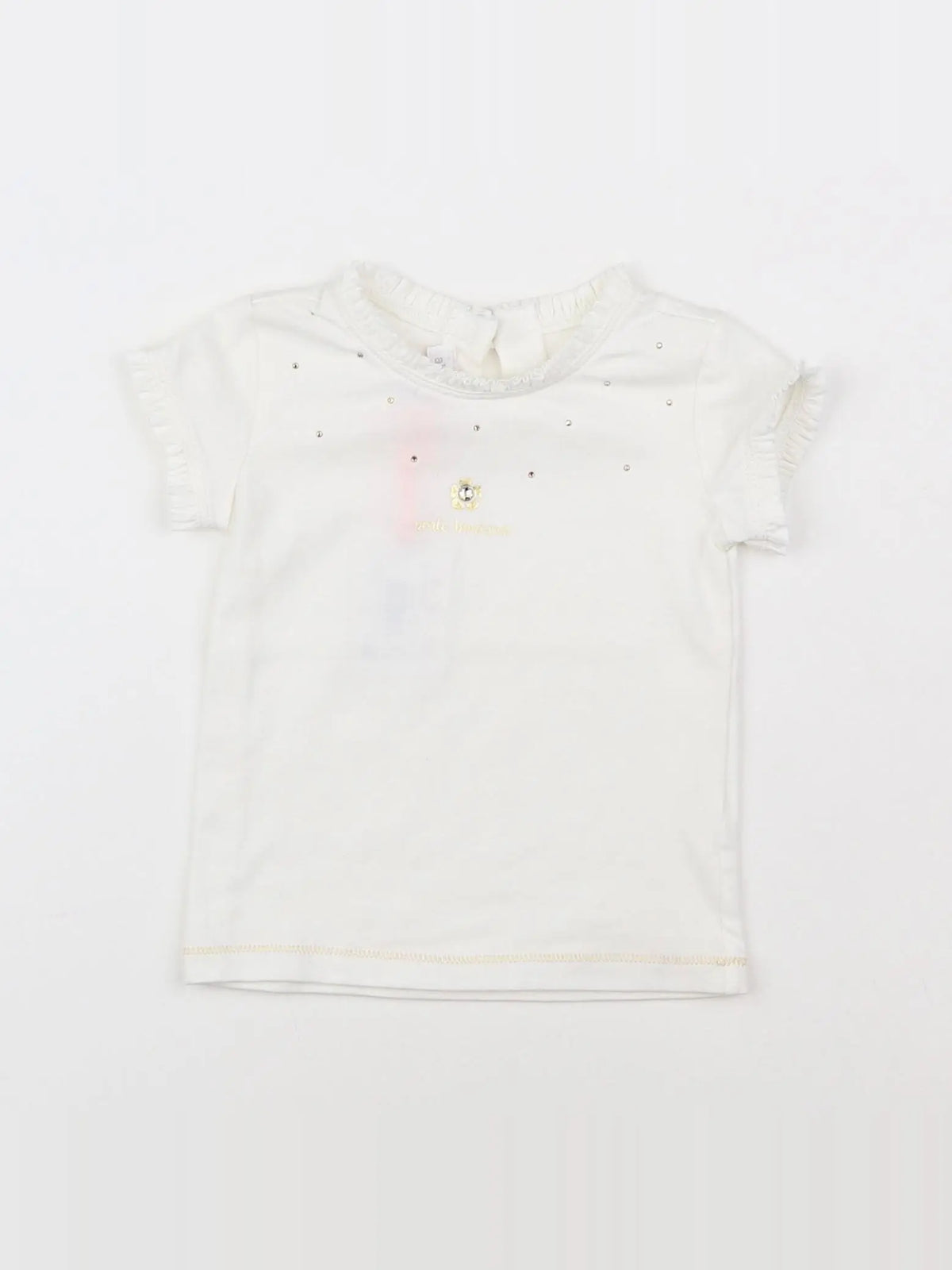 Absorba - tee-shirt blanc (état neuf) - 6 mois