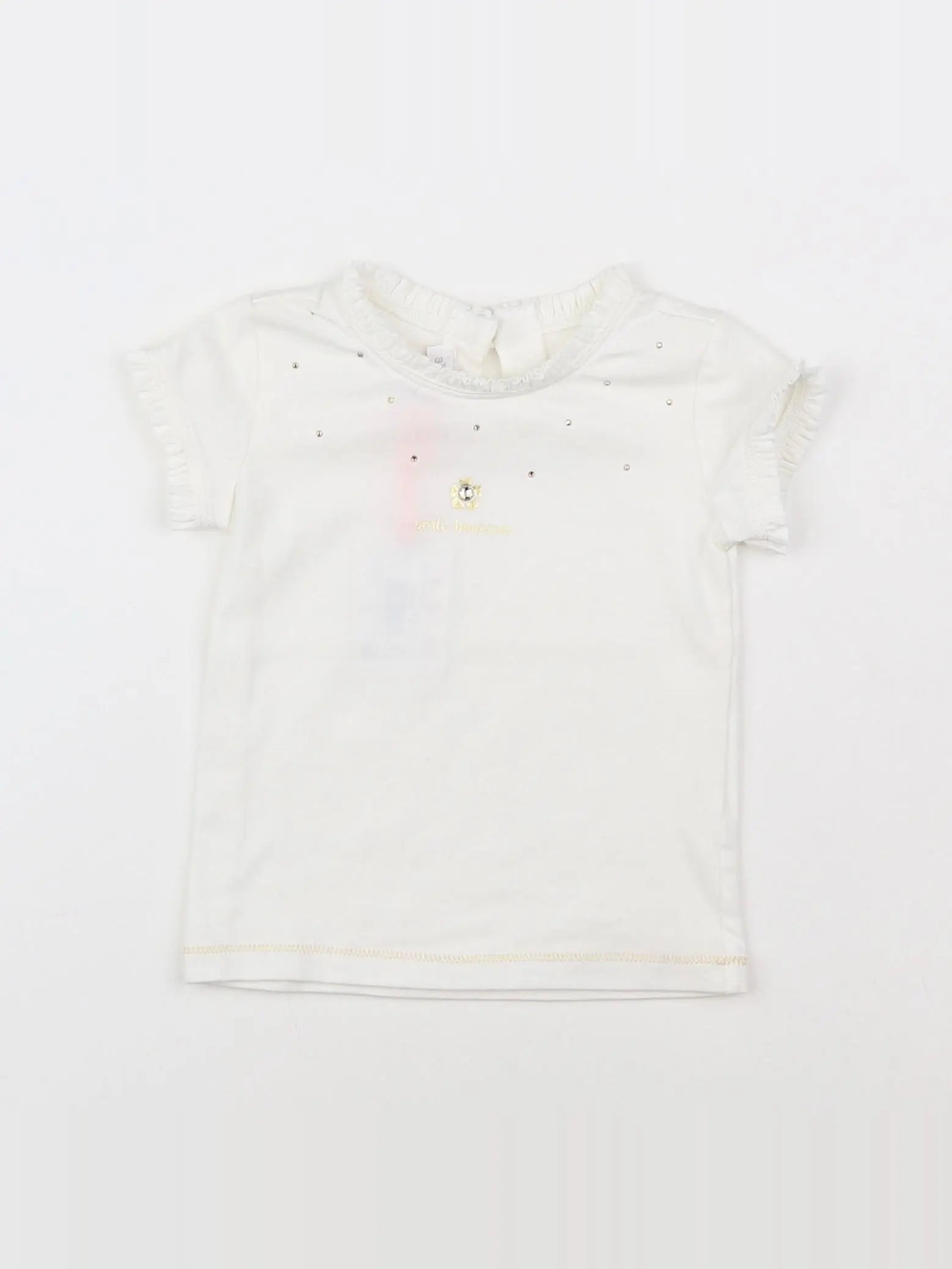 Absorba - tee-shirt blanc (état neuf) - 6 mois