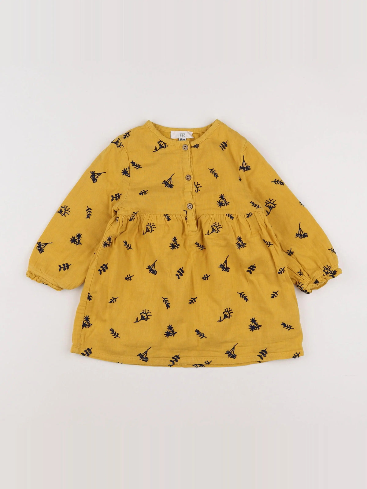 La Redoute - robe jaune - 18 mois