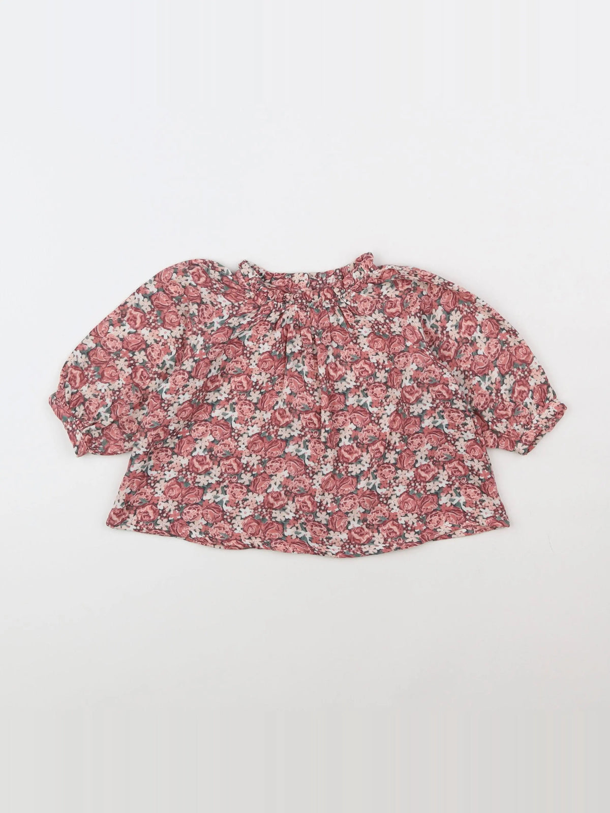 Vertbaudet - blouse rose - 6 mois