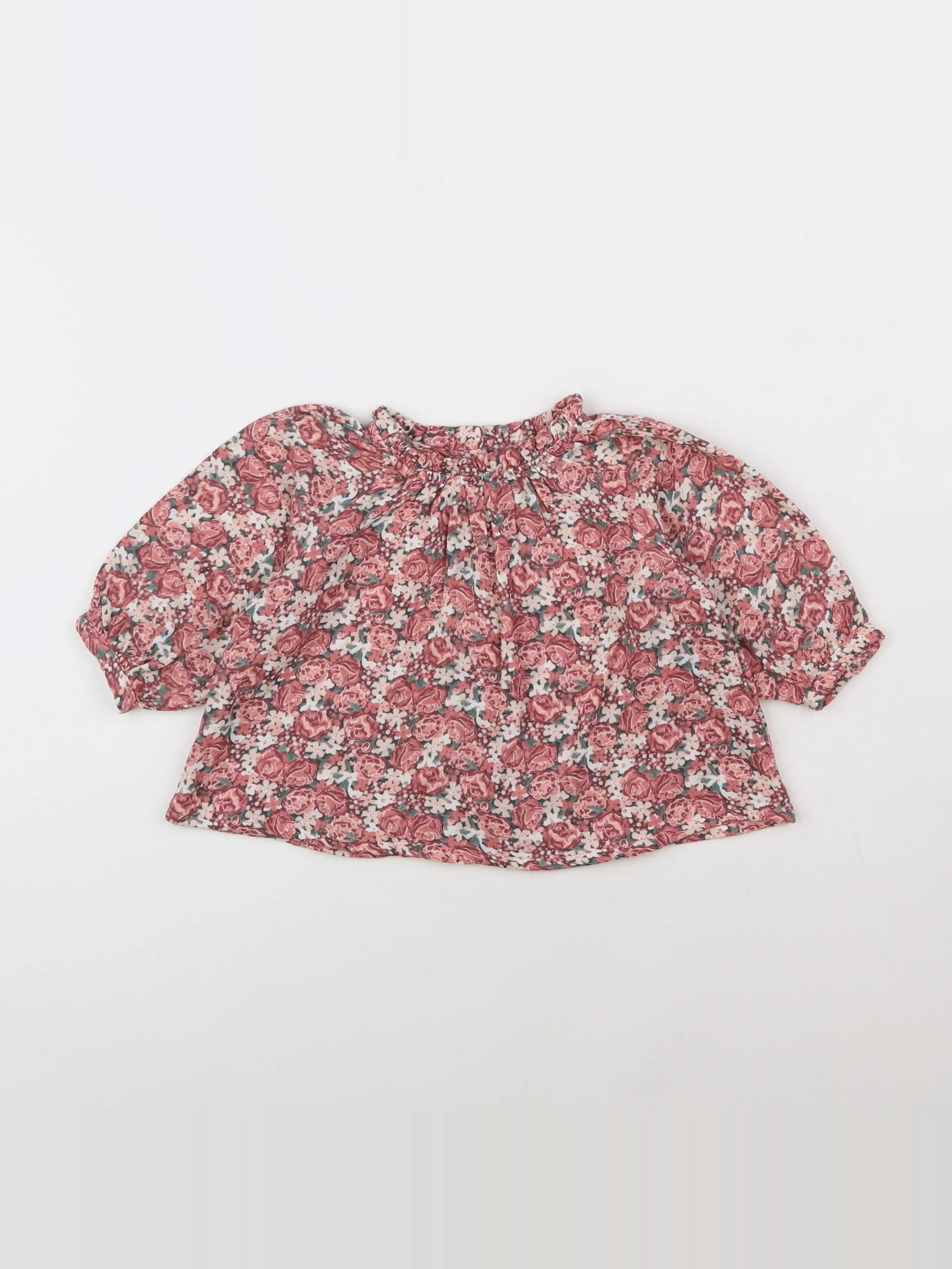 Vertbaudet - blouse rose - 6 mois