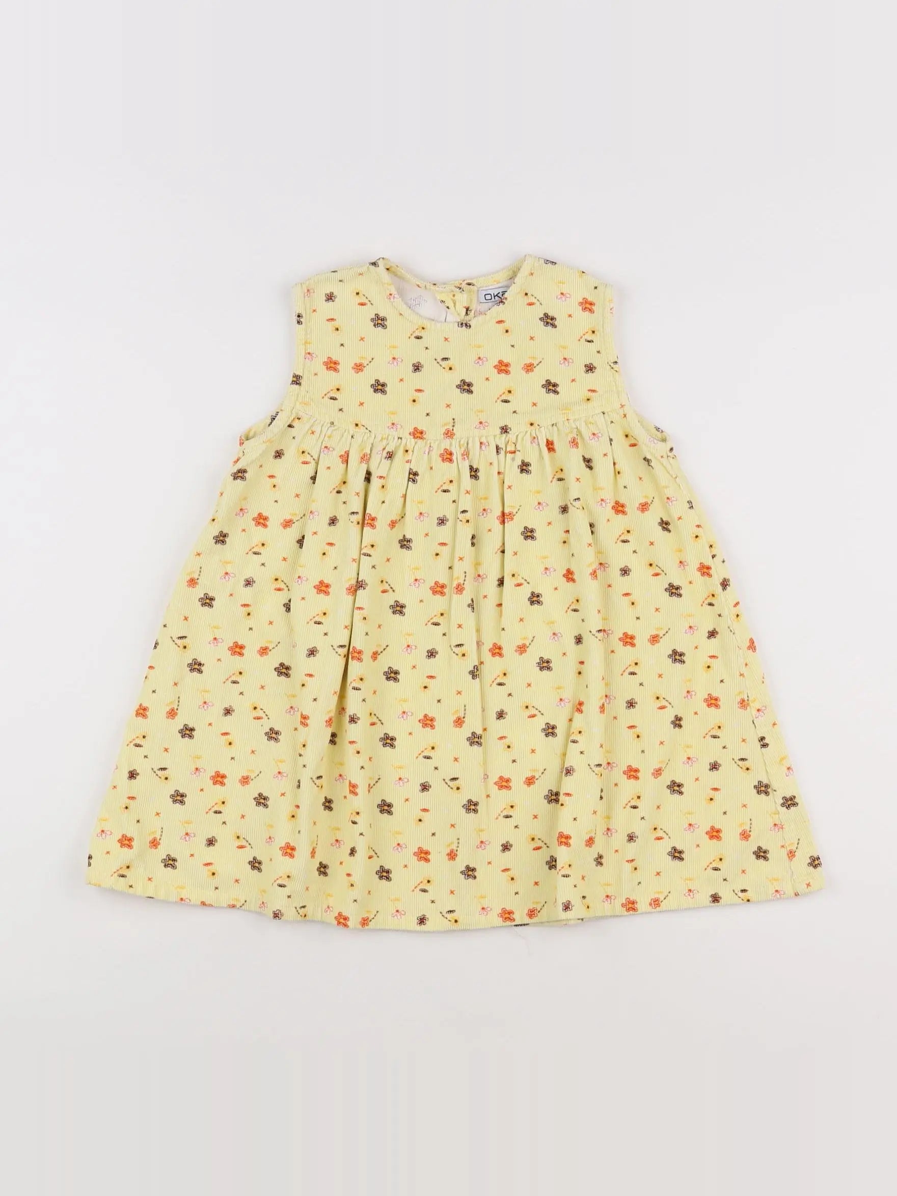 Okaidi - robe jaune - 18 mois
