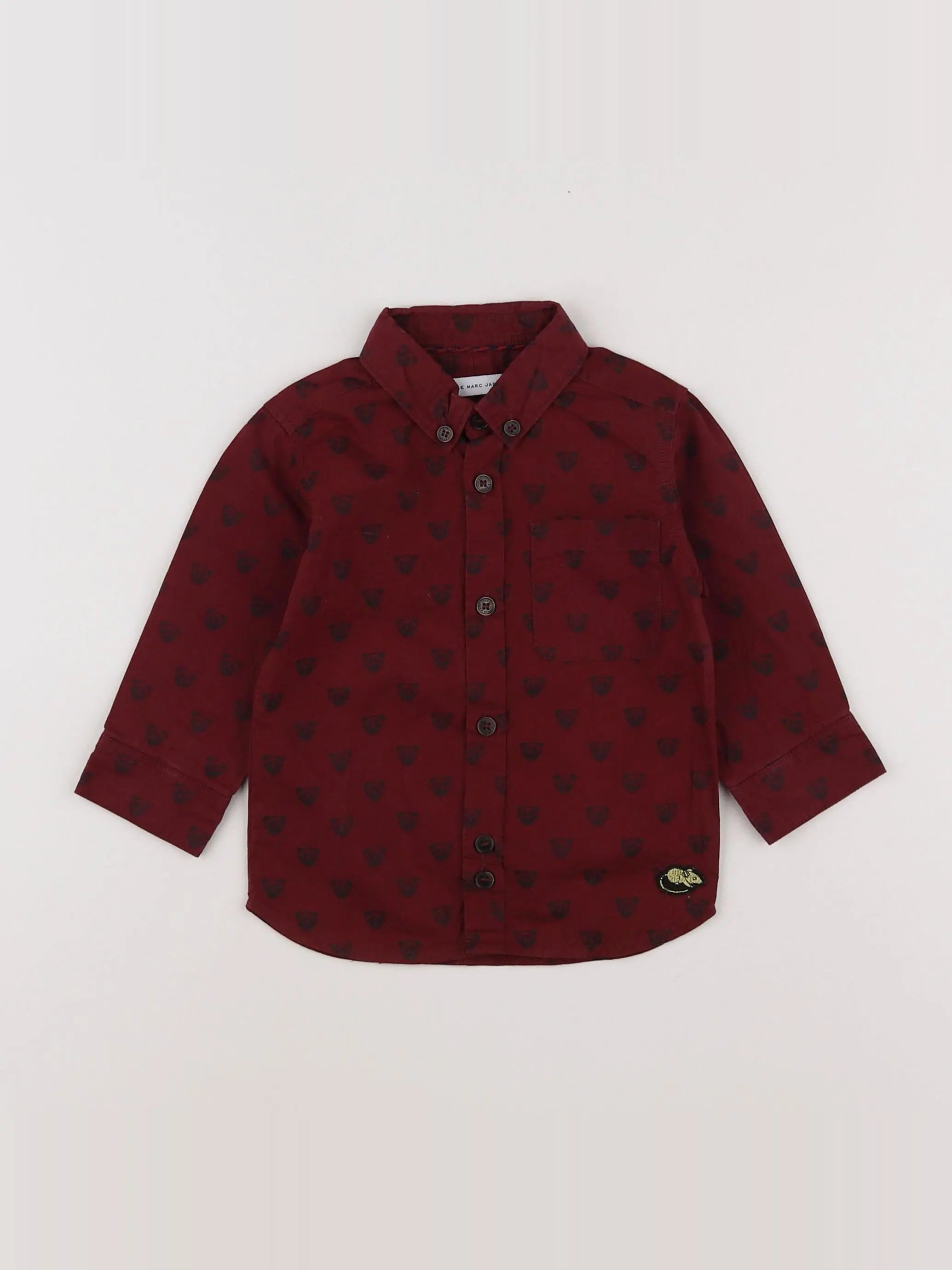 Little marc jacobs - chemise rouge - 12 mois