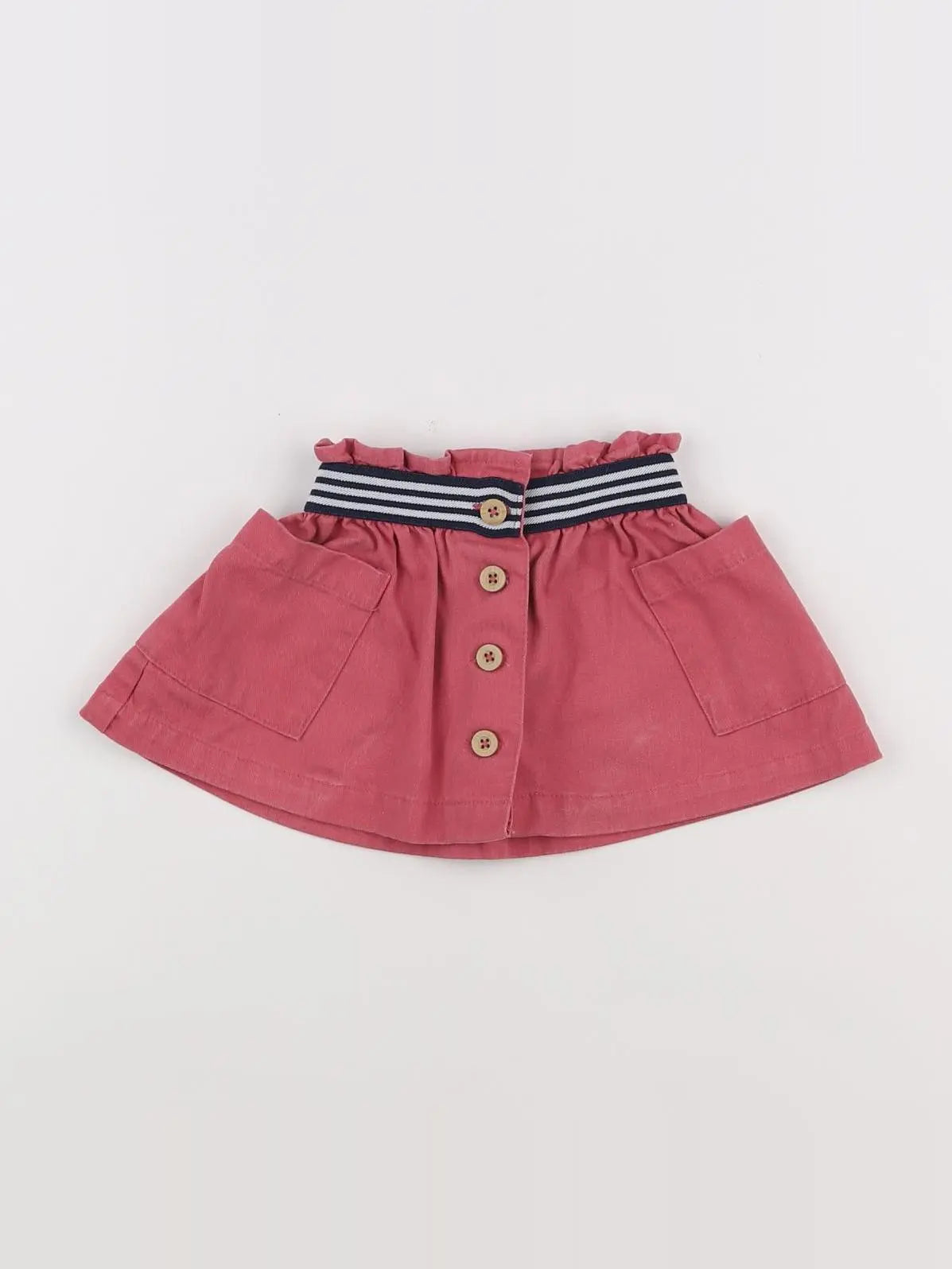 Vertbaudet - jupe rouge - 6 mois
