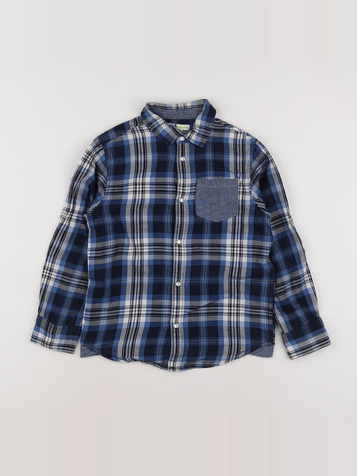 Vertbaudet - chemise bleu - 8 ans