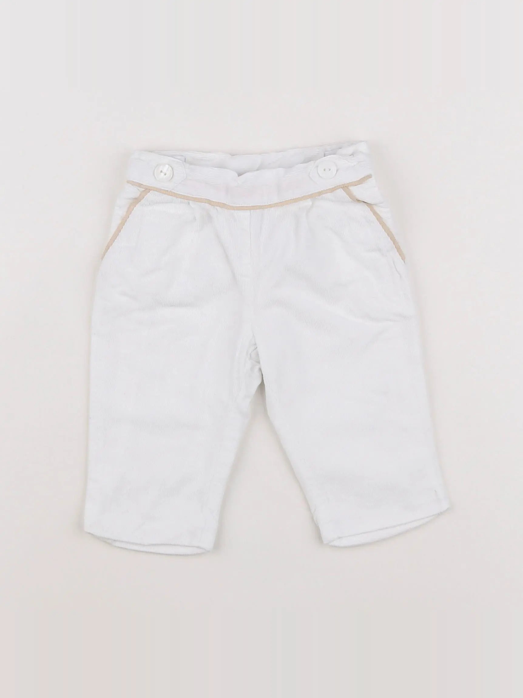 Jacadi - pantalon blanc - 6 mois