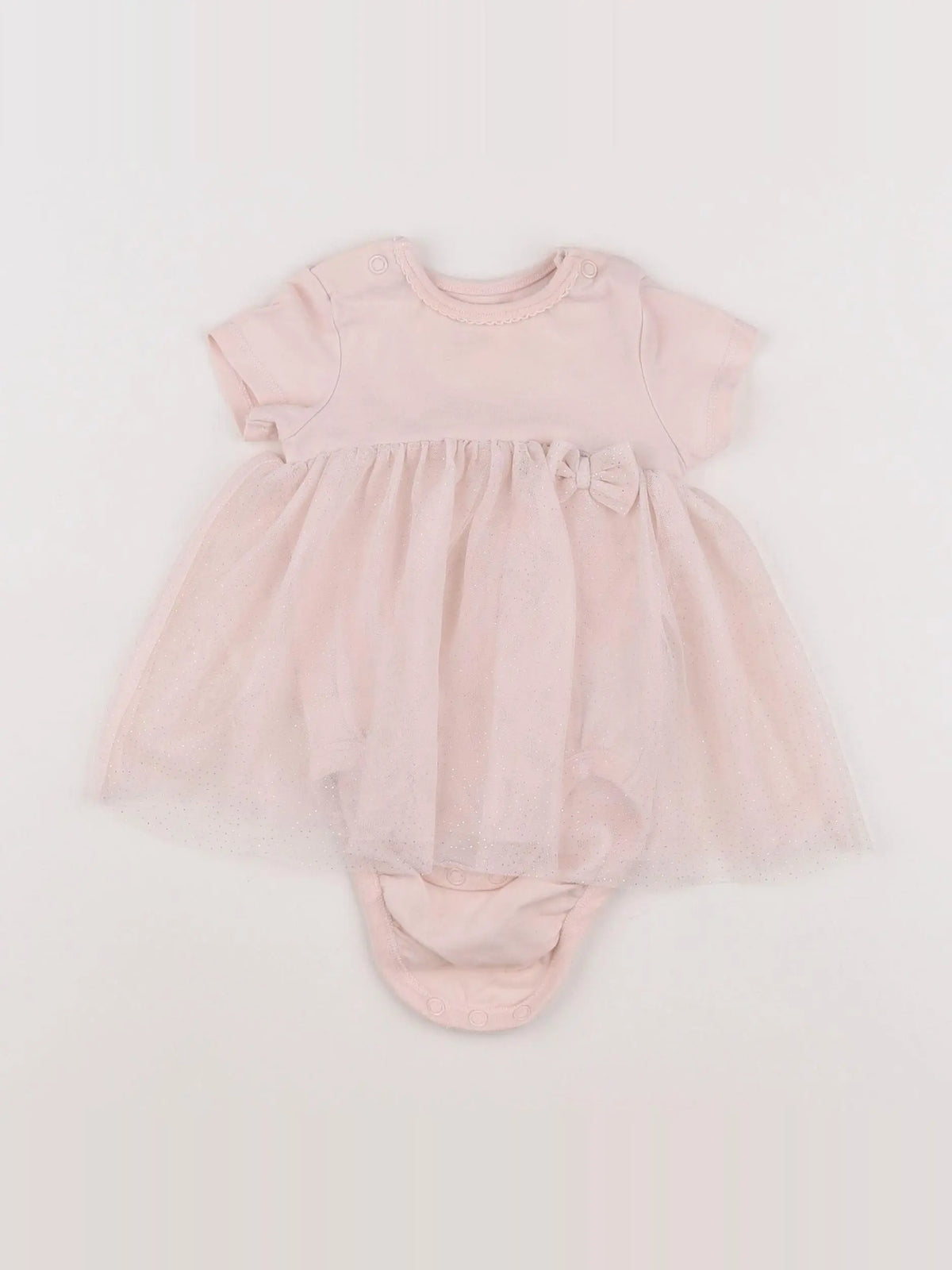H&M - body robe rose - 3 mois