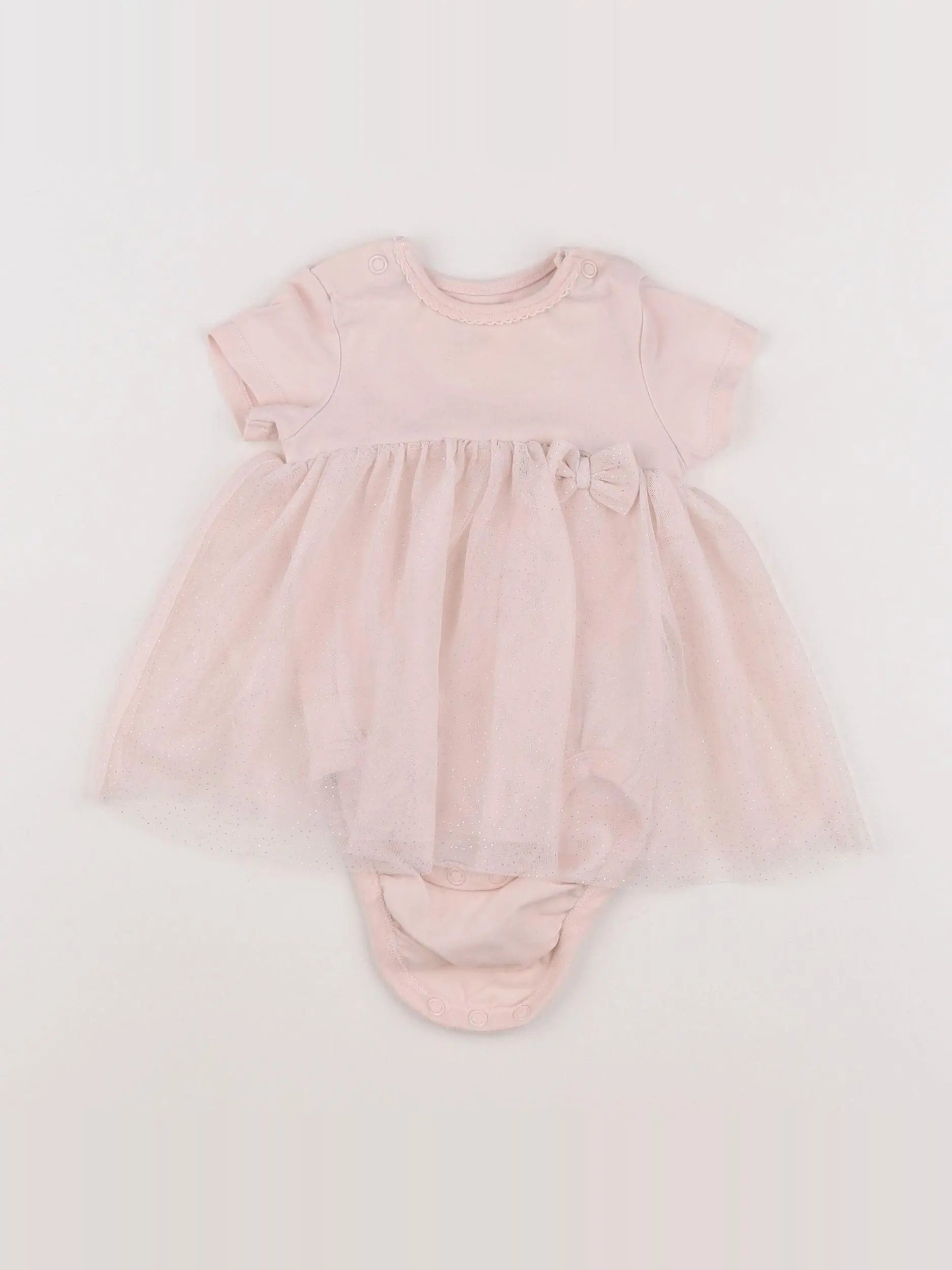 H&M - body robe rose - 3 mois