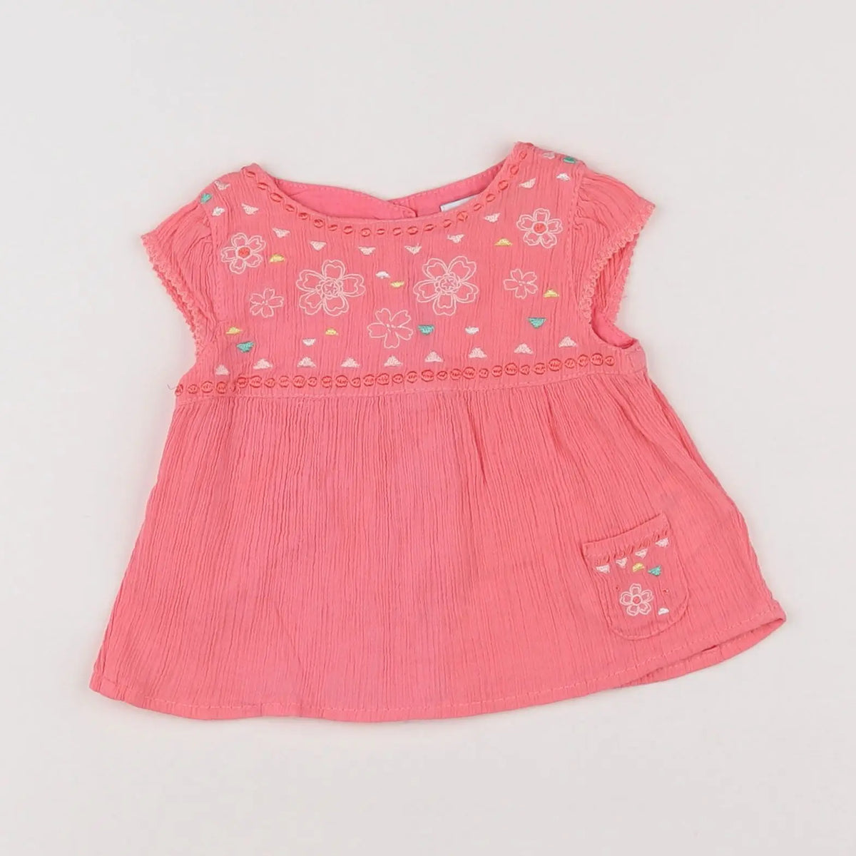 Vertbaudet - blouse rose - 3 mois