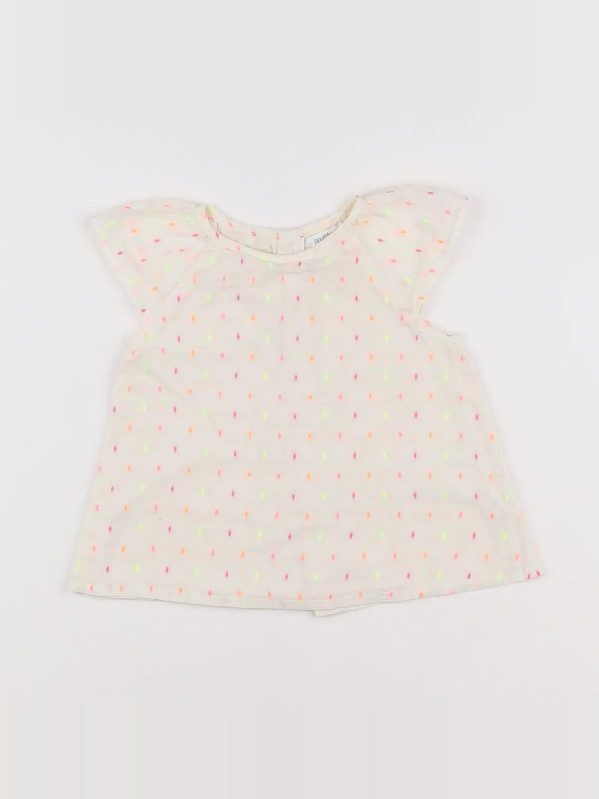 Boutchou - blouse blanc - 12 mois