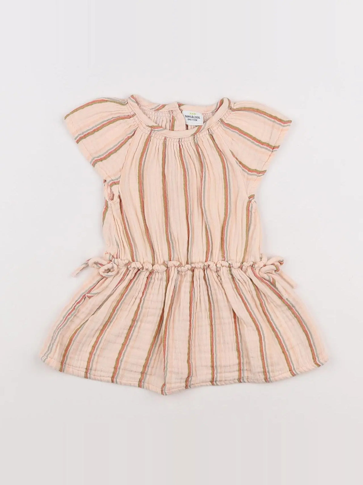 Tape à l'oeil - robe multicolore - 9 mois