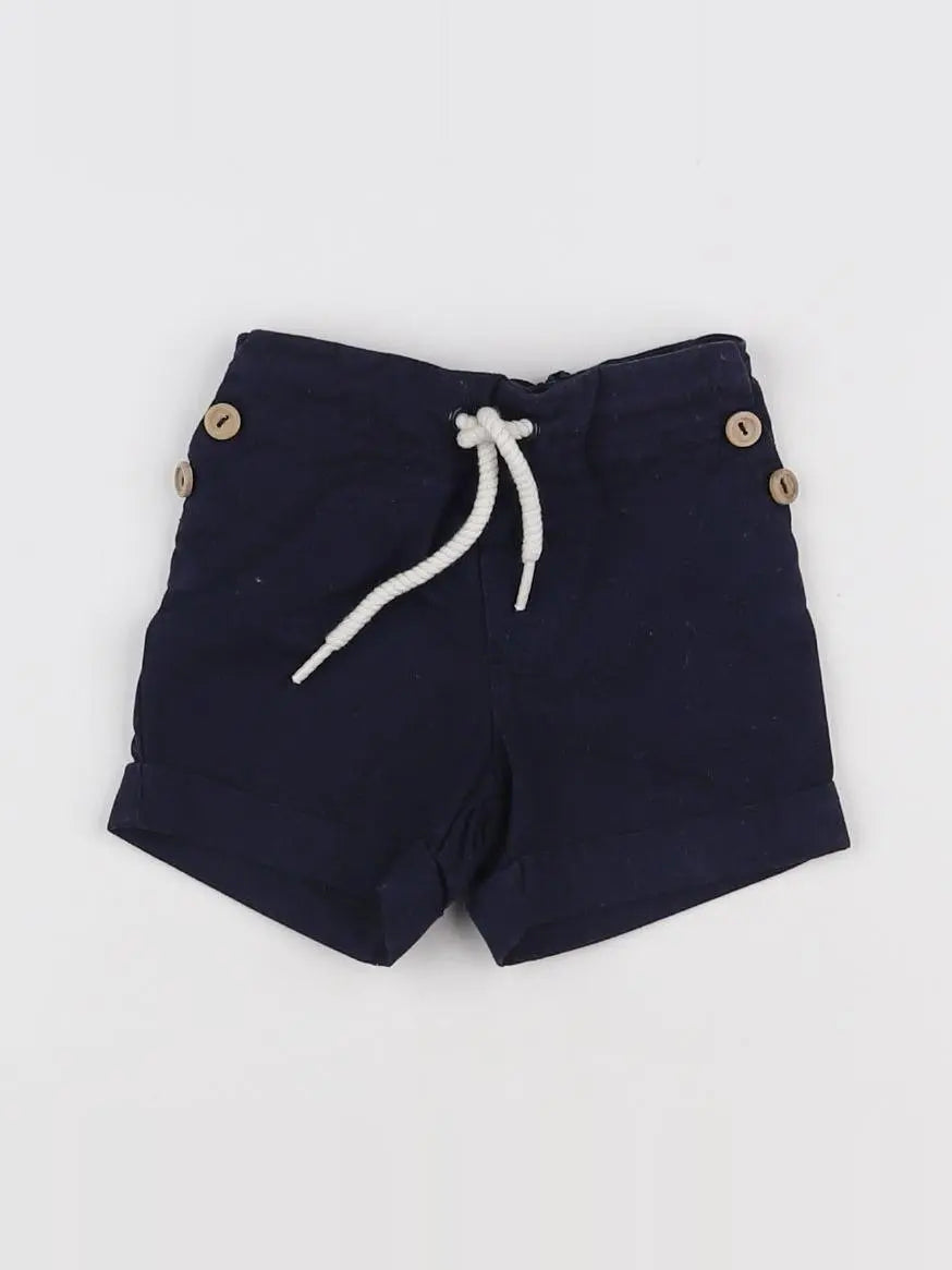 Natalys - short bleu - 6 mois