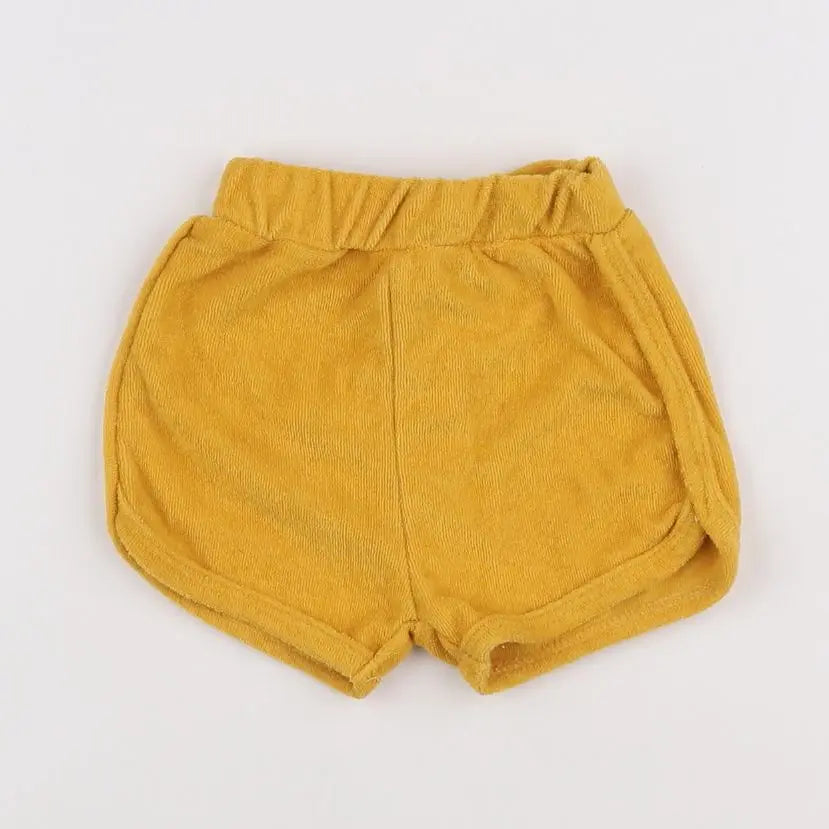 Vertbaudet - short jaune - 3 mois