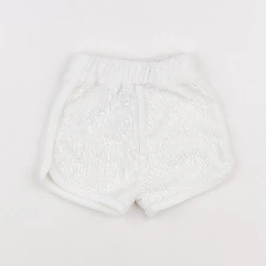 Vertbaudet - short blanc - 3 mois