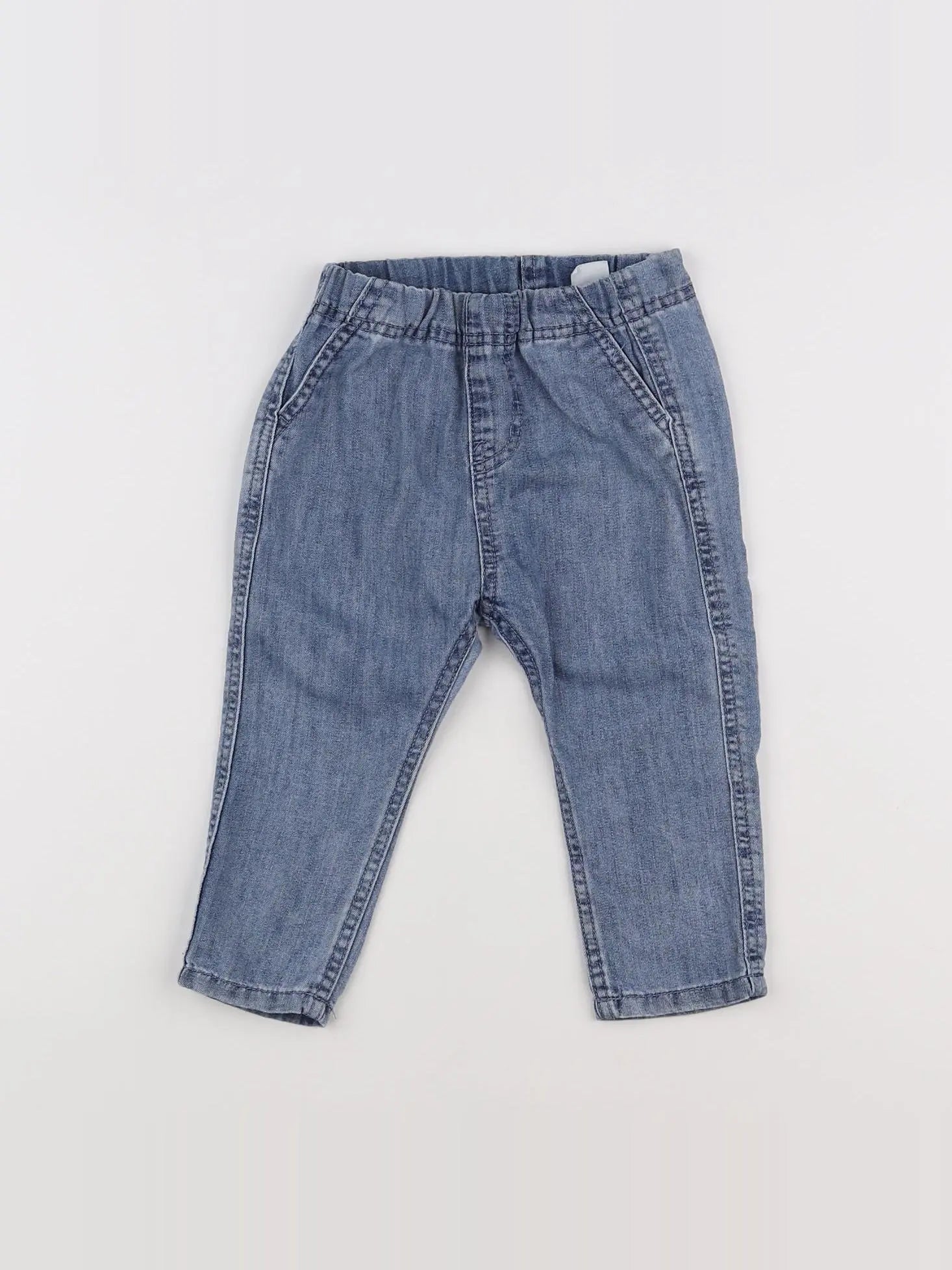 H&M - jean bleu - 12 mois