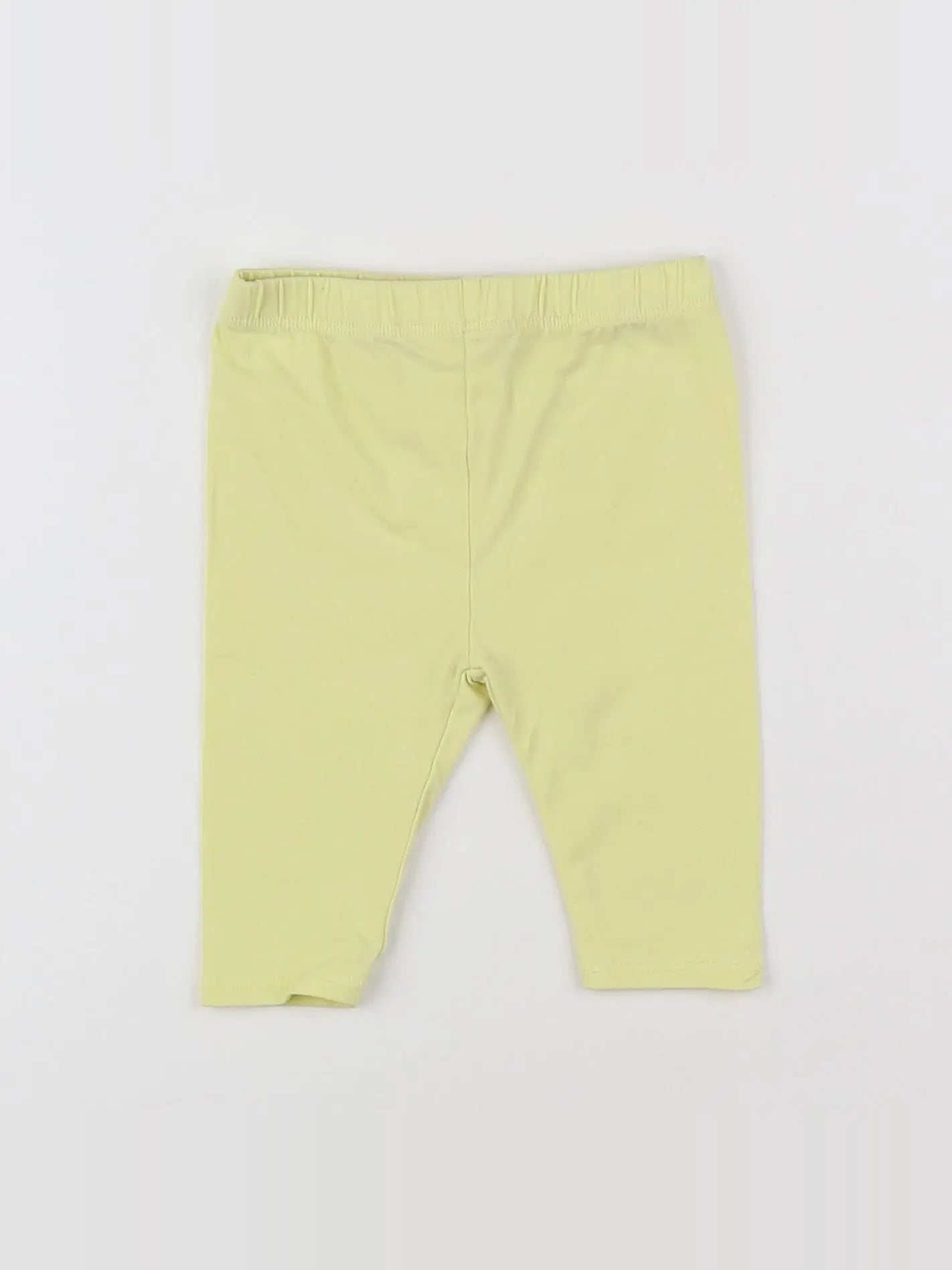 Vertbaudet - legging jaune - 6 mois