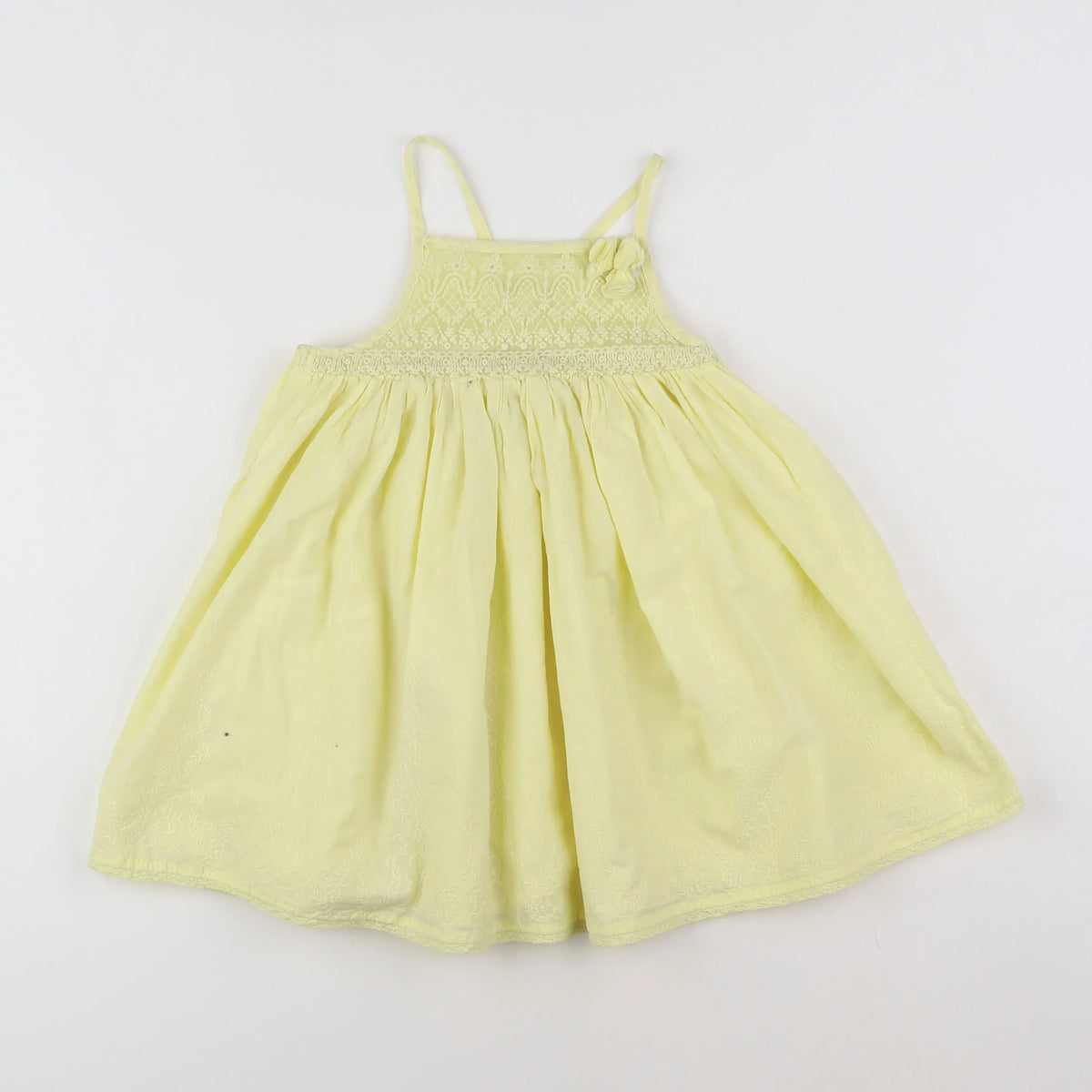 Vertbaudet - robe jaune - 2 ans