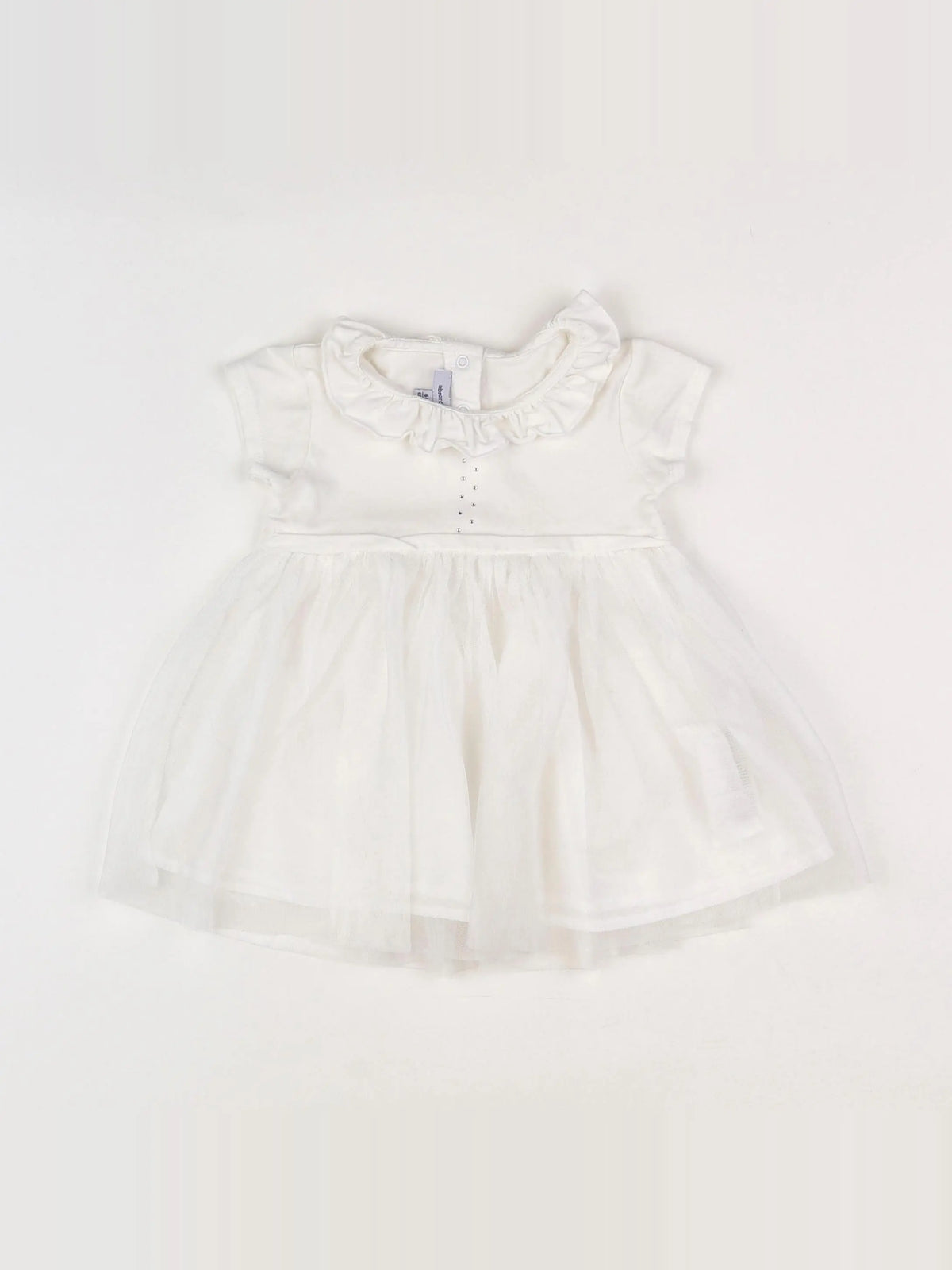 Absorba - robe blanc - 6 mois