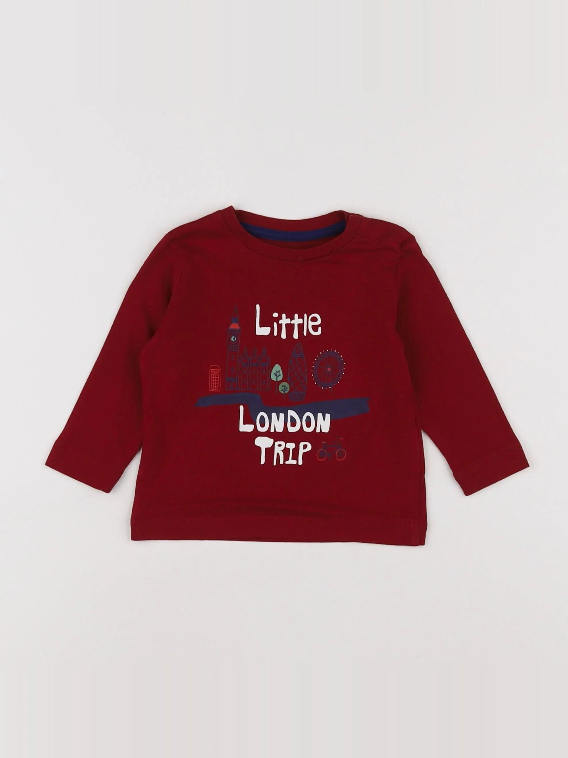 Boutchou - tee-shirt rouge - 6 mois