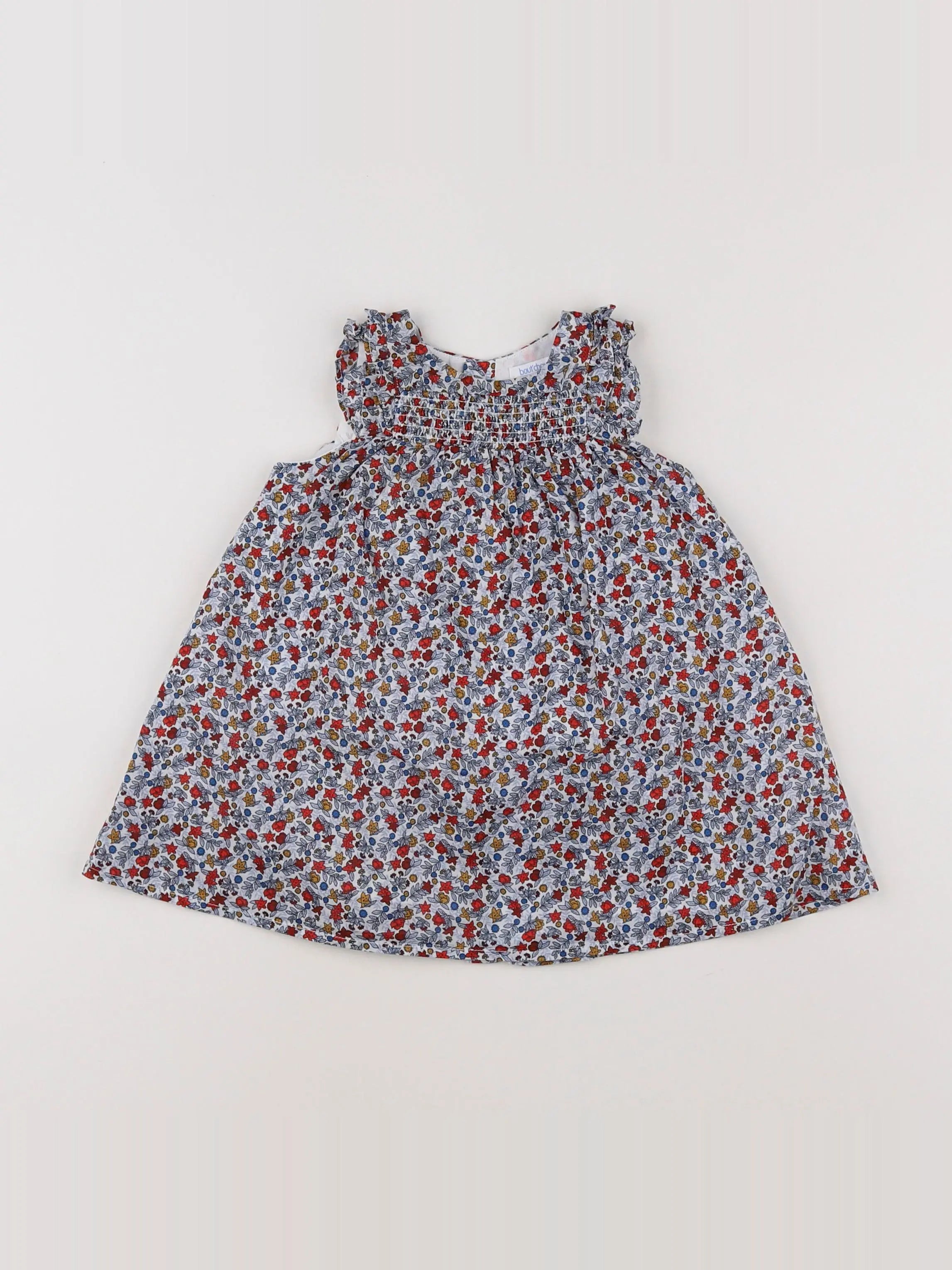 Boutchou - robe multicolore - 6 mois